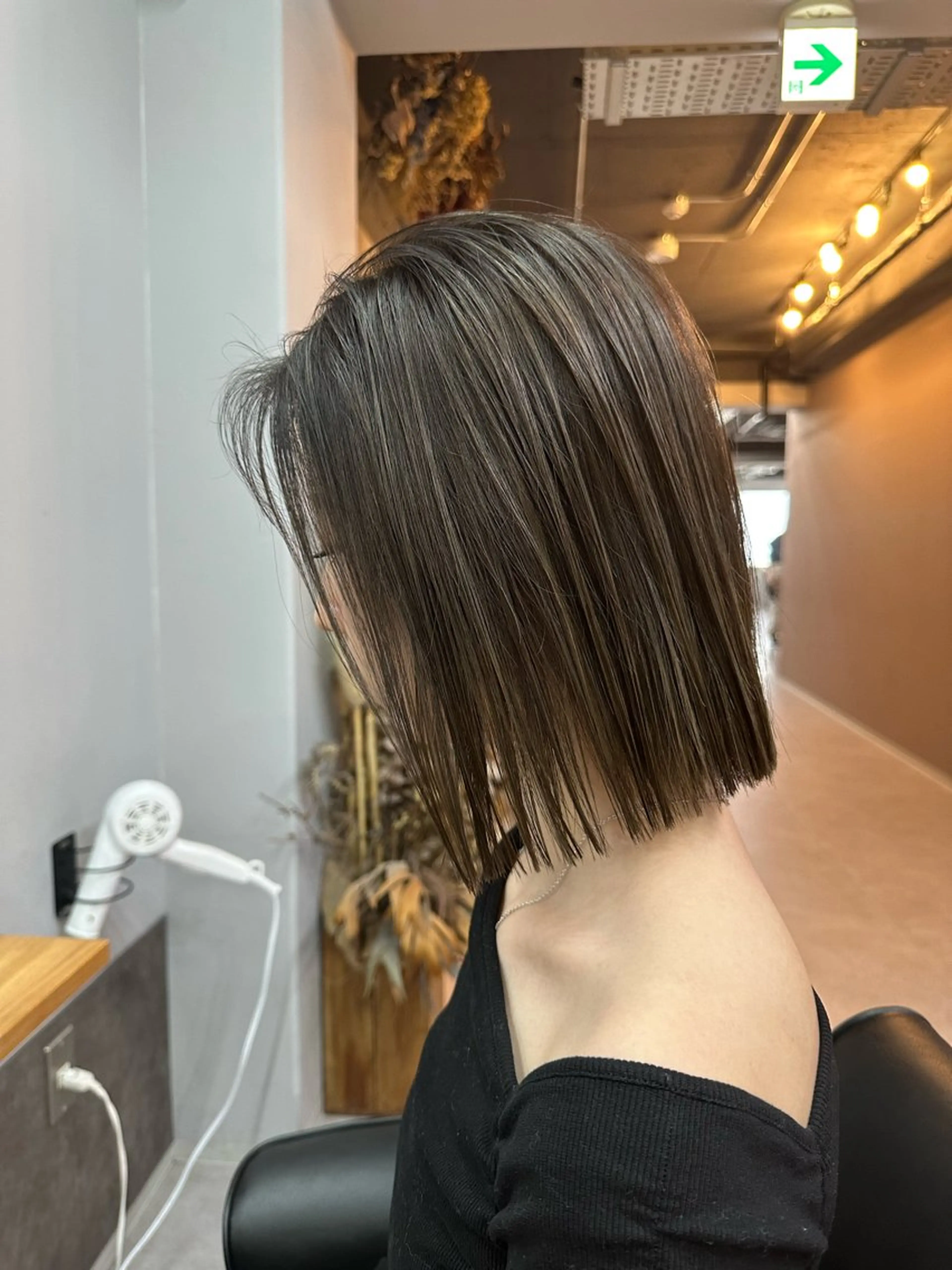 ミディアム カット ヘアカラー トリートメント Reb_keiji 👑小倉圭司のヘアスタイル