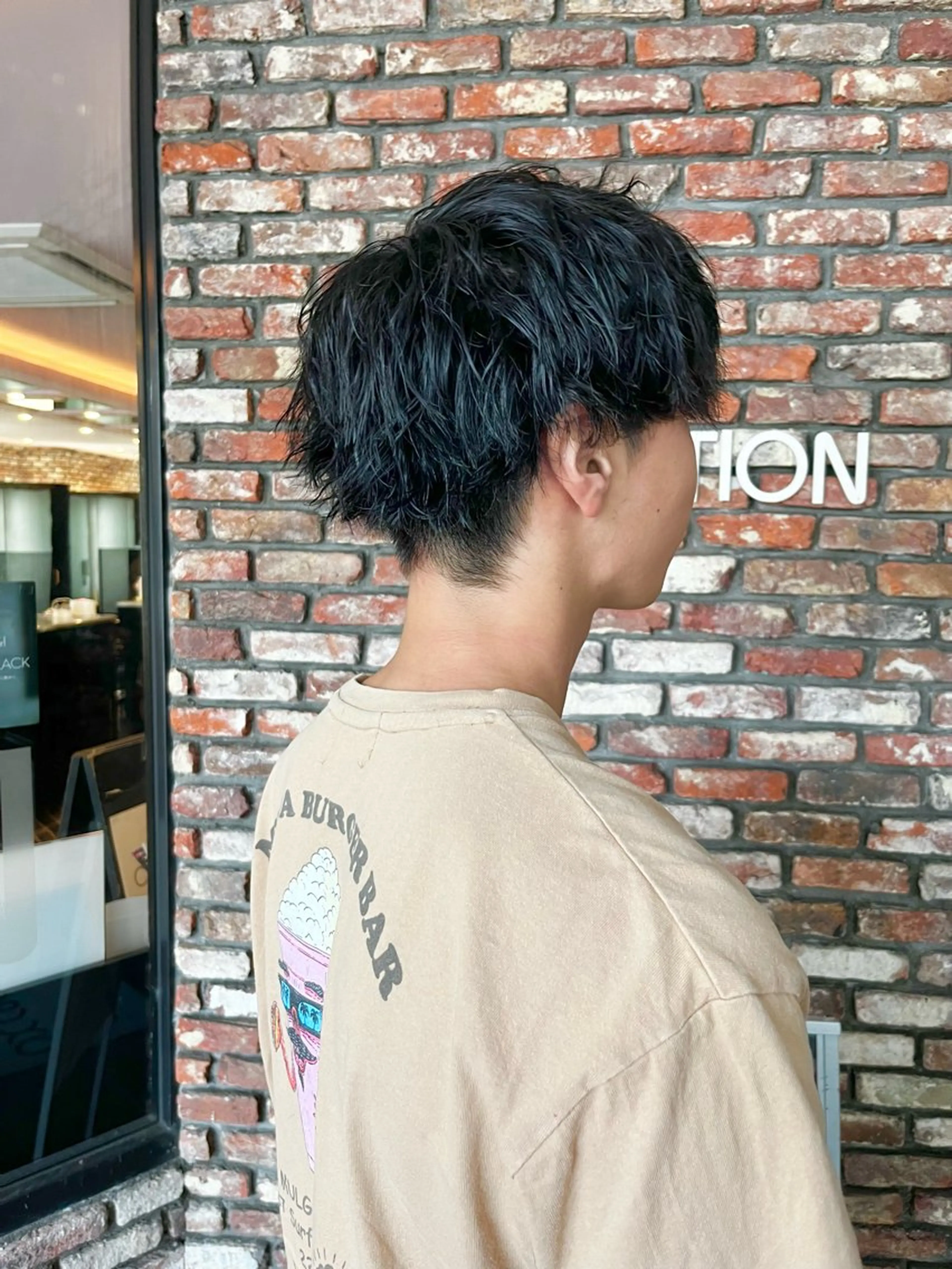 パーマ ショート 顔周りレイヤー/マオのヘアスタイル