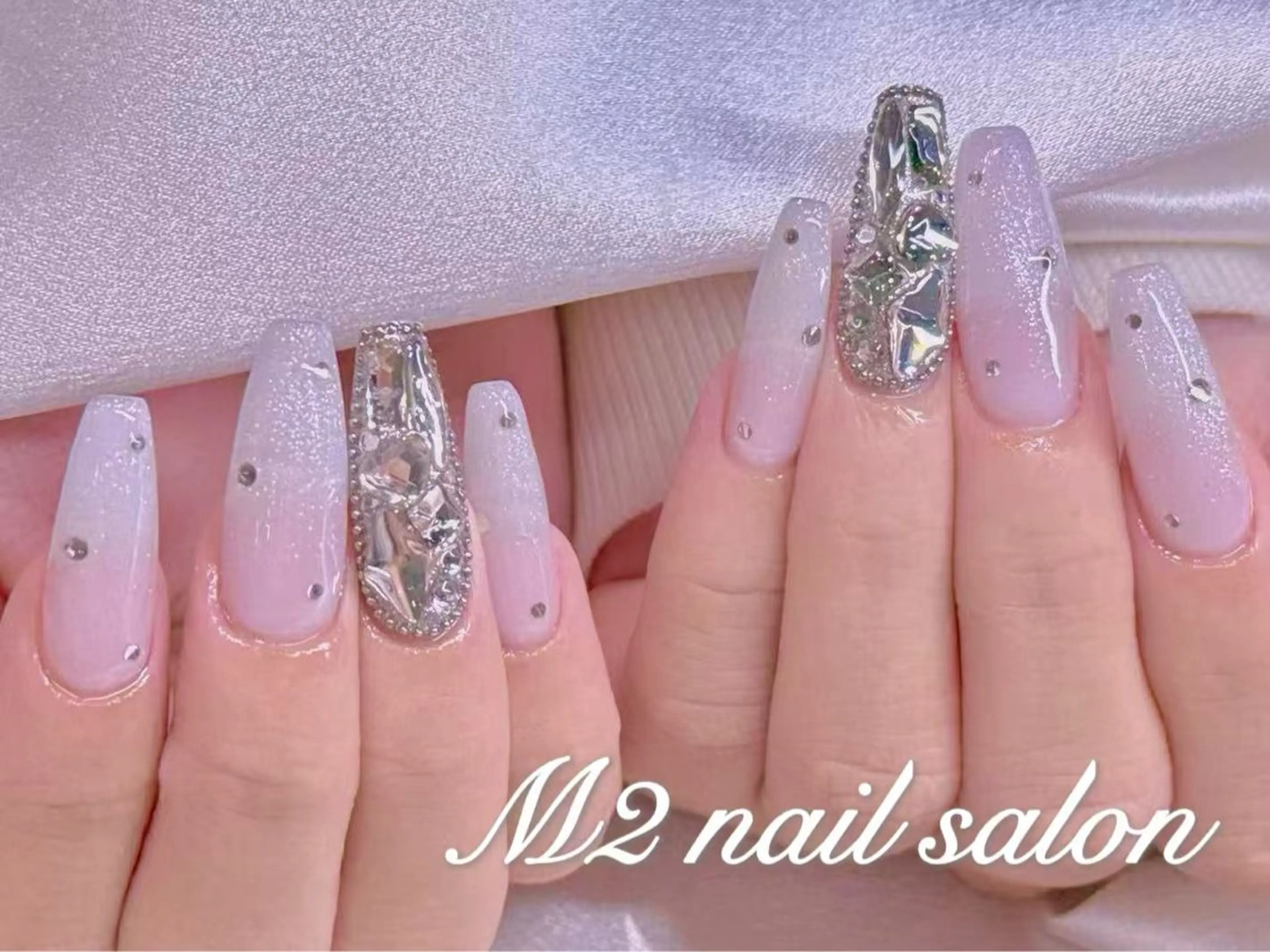 🔥業界最安値🔥🫧【長さだし10本】チップワンカラー+2本埋め尽くしの写真