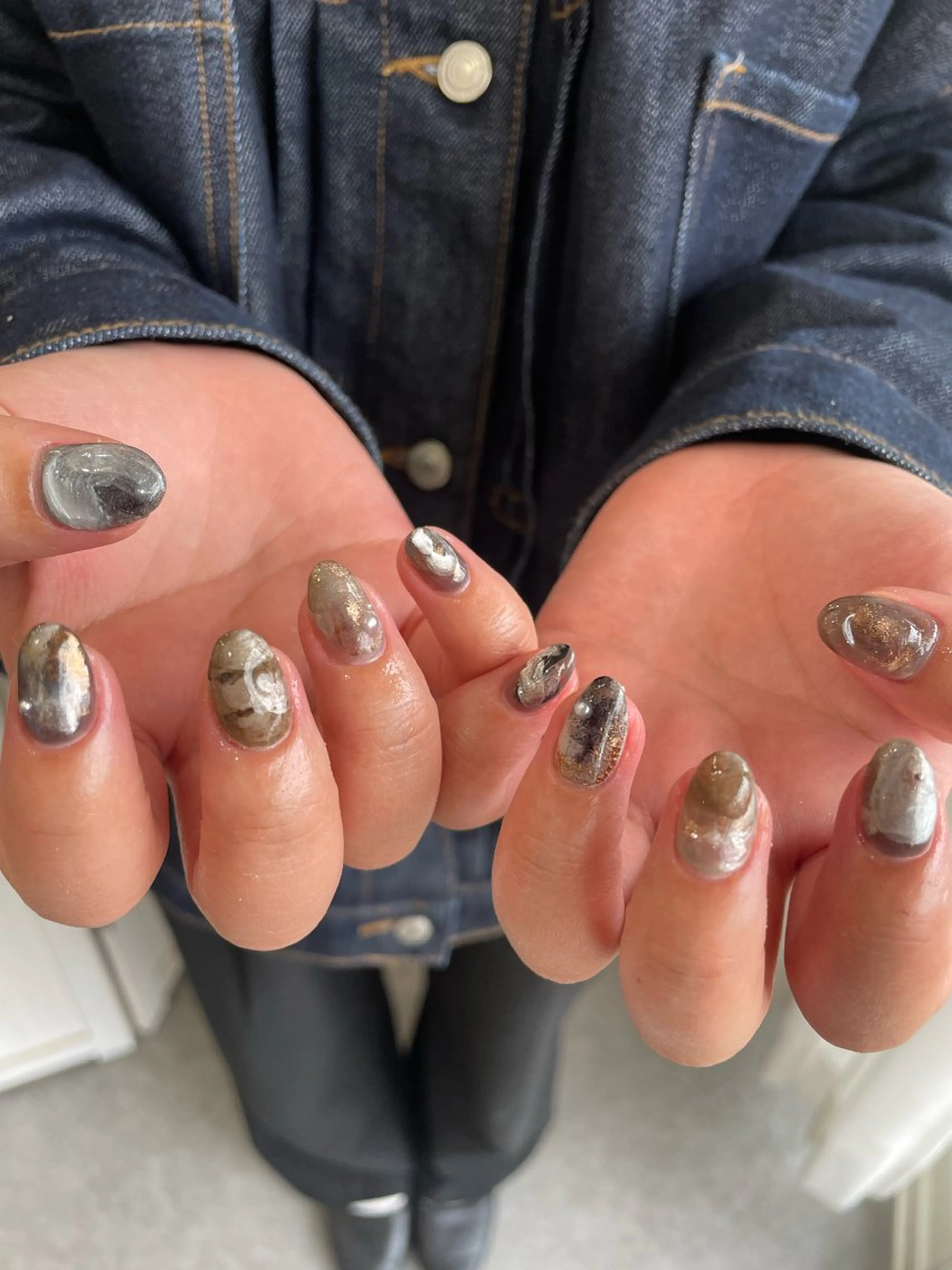 ネイル ニュアンスネイル ハンドネイル 【 Lea's 】 kaedeのネイルデザイン