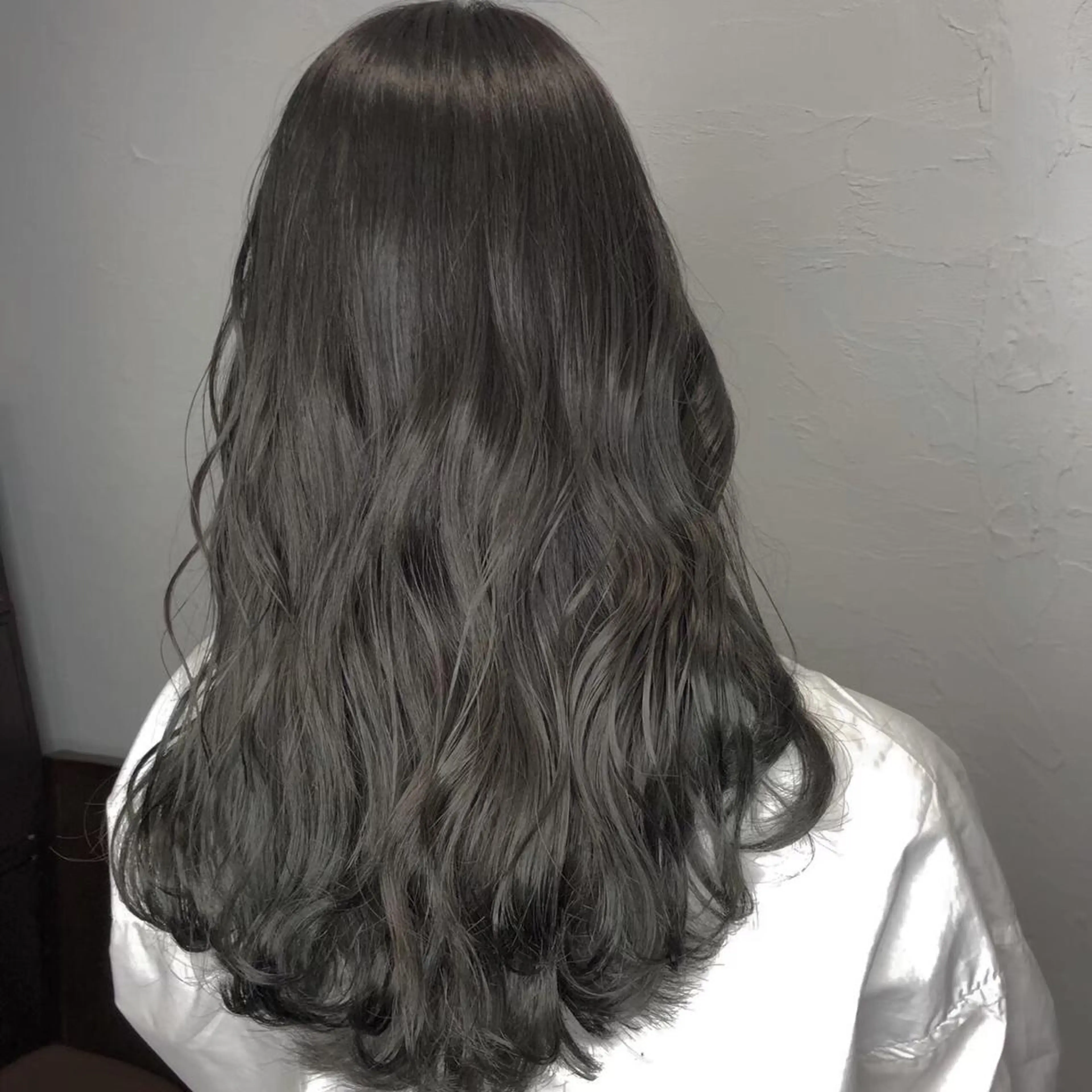 ロング カット 縮毛矯正 トリートメント シンタニナオト /梅田茶屋町のヘアスタイル