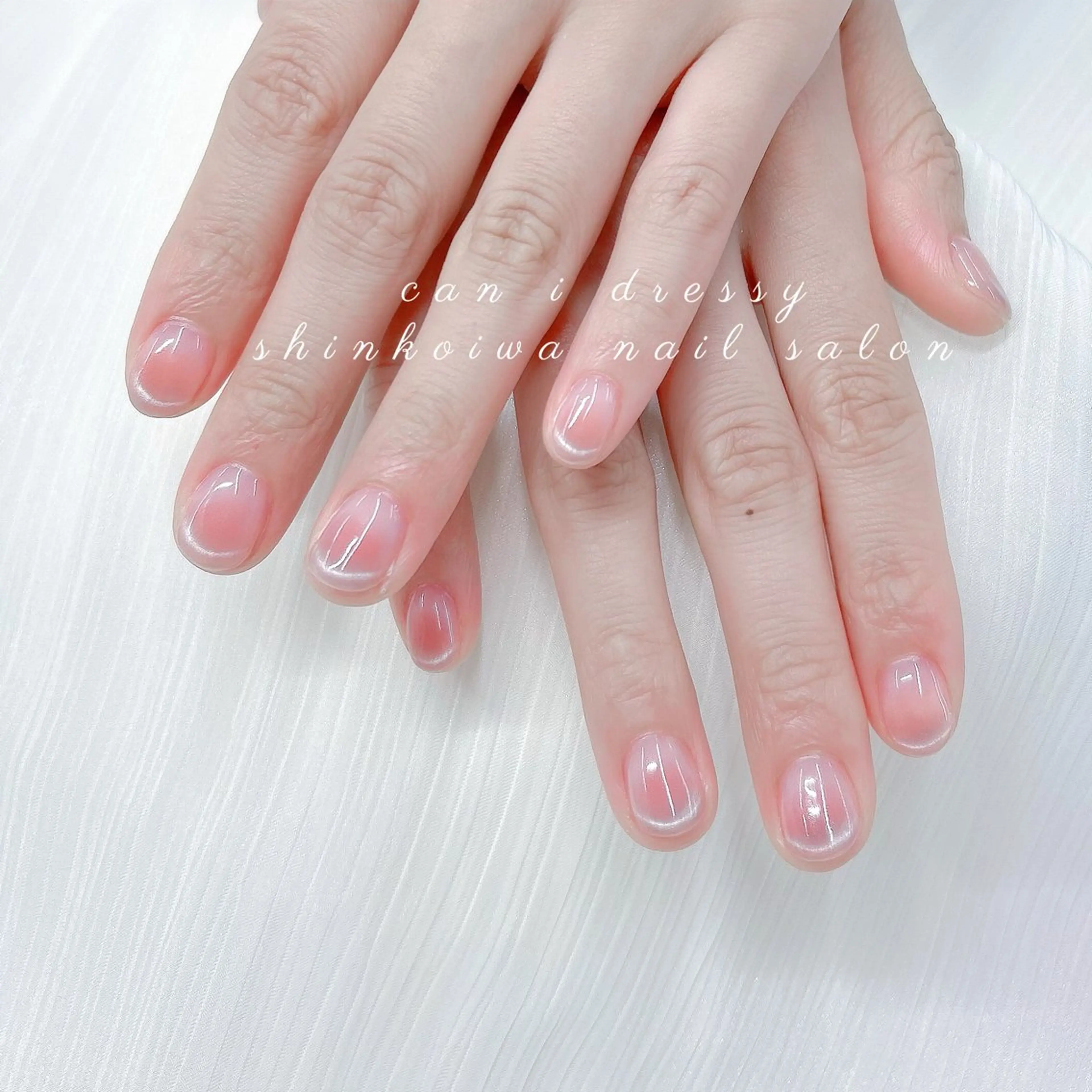 ネイル チークネイル フレンチネイル マグネットネイル ハンドネイル キャンアイドレッシー 新小岩のネイルデザイン