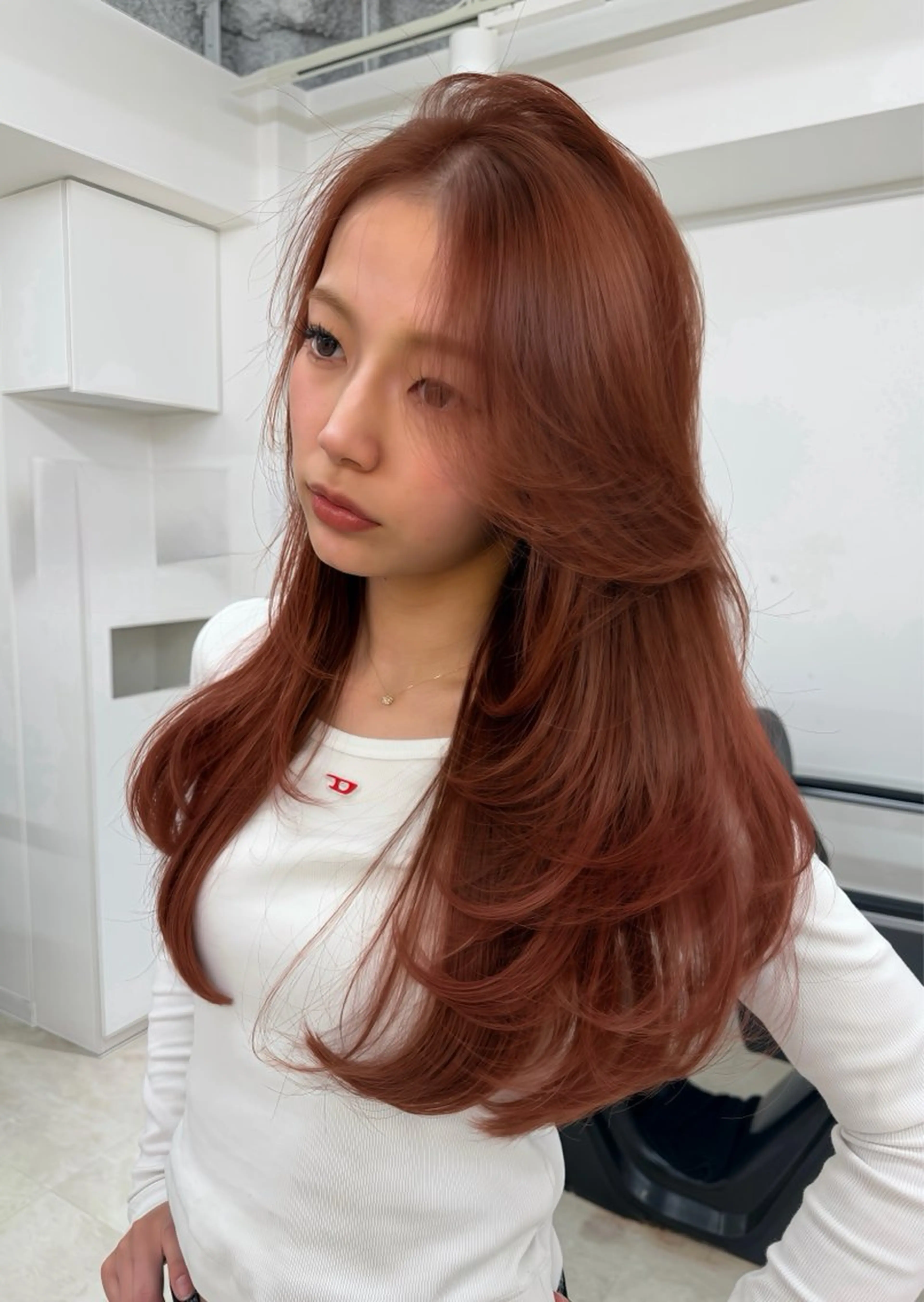 ロング ヘアカラー YOLO所属・SHINO 渋谷/海外ヘア✨️のヘアスタイル