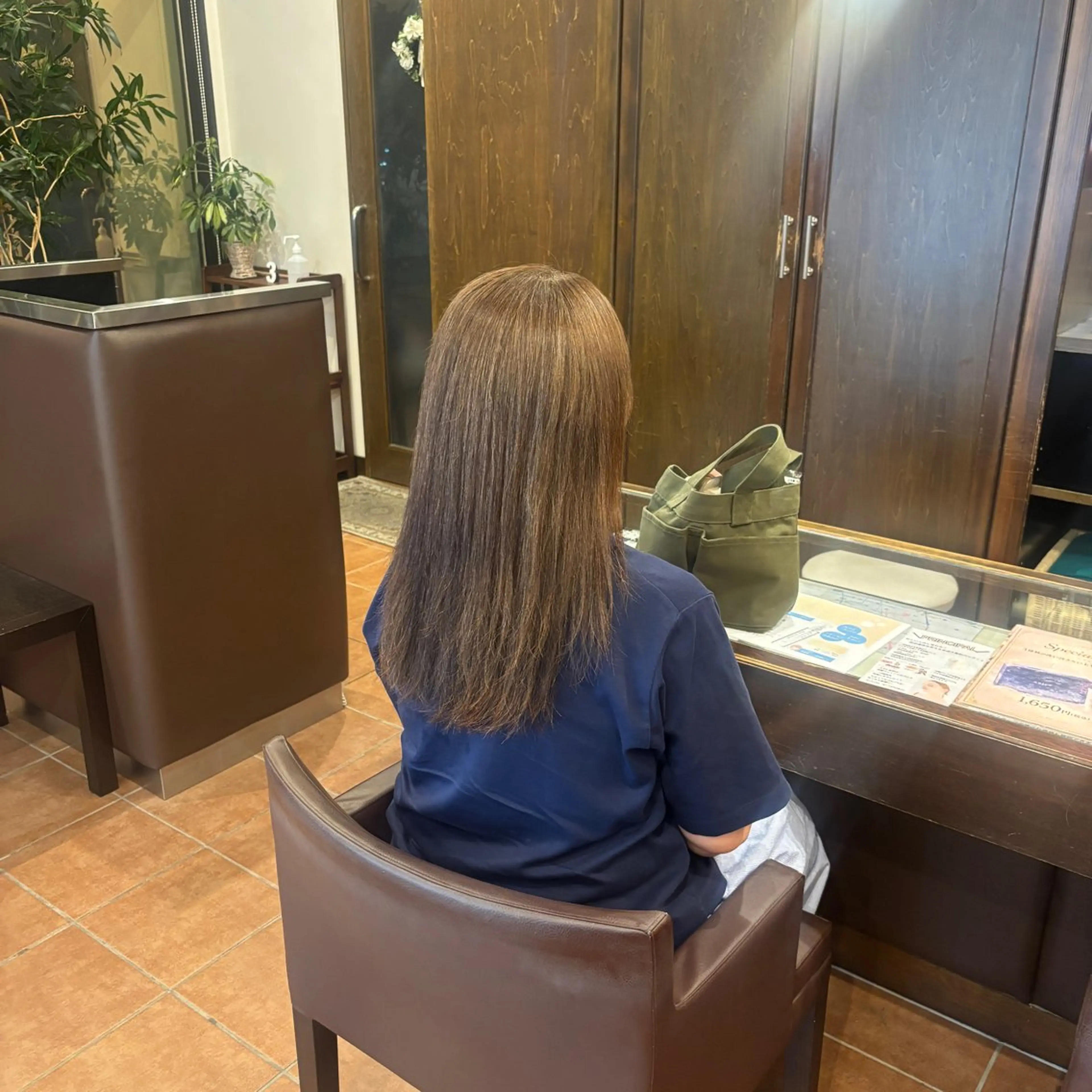 ロング 縮毛矯正 武藤 冬月のヘアスタイル