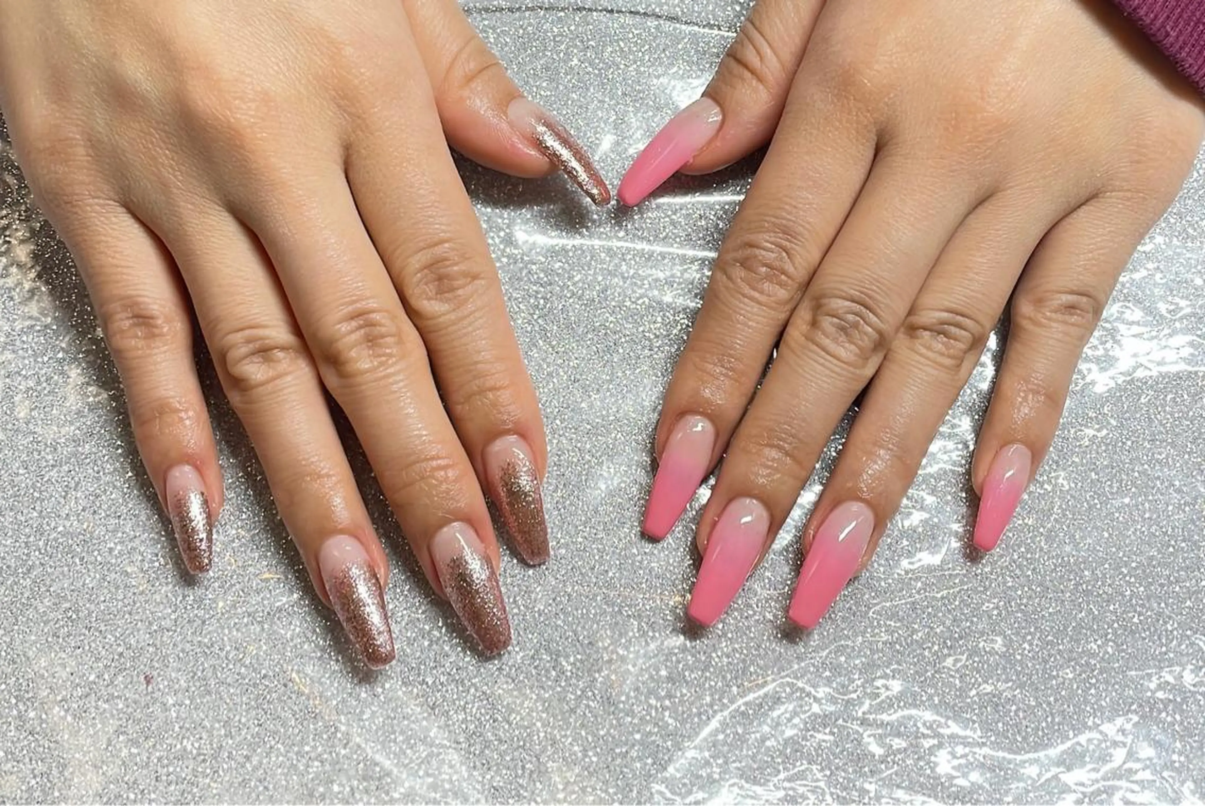 ネイル ハンドネイル VIERU 🌈🎀💖のネイルデザイン