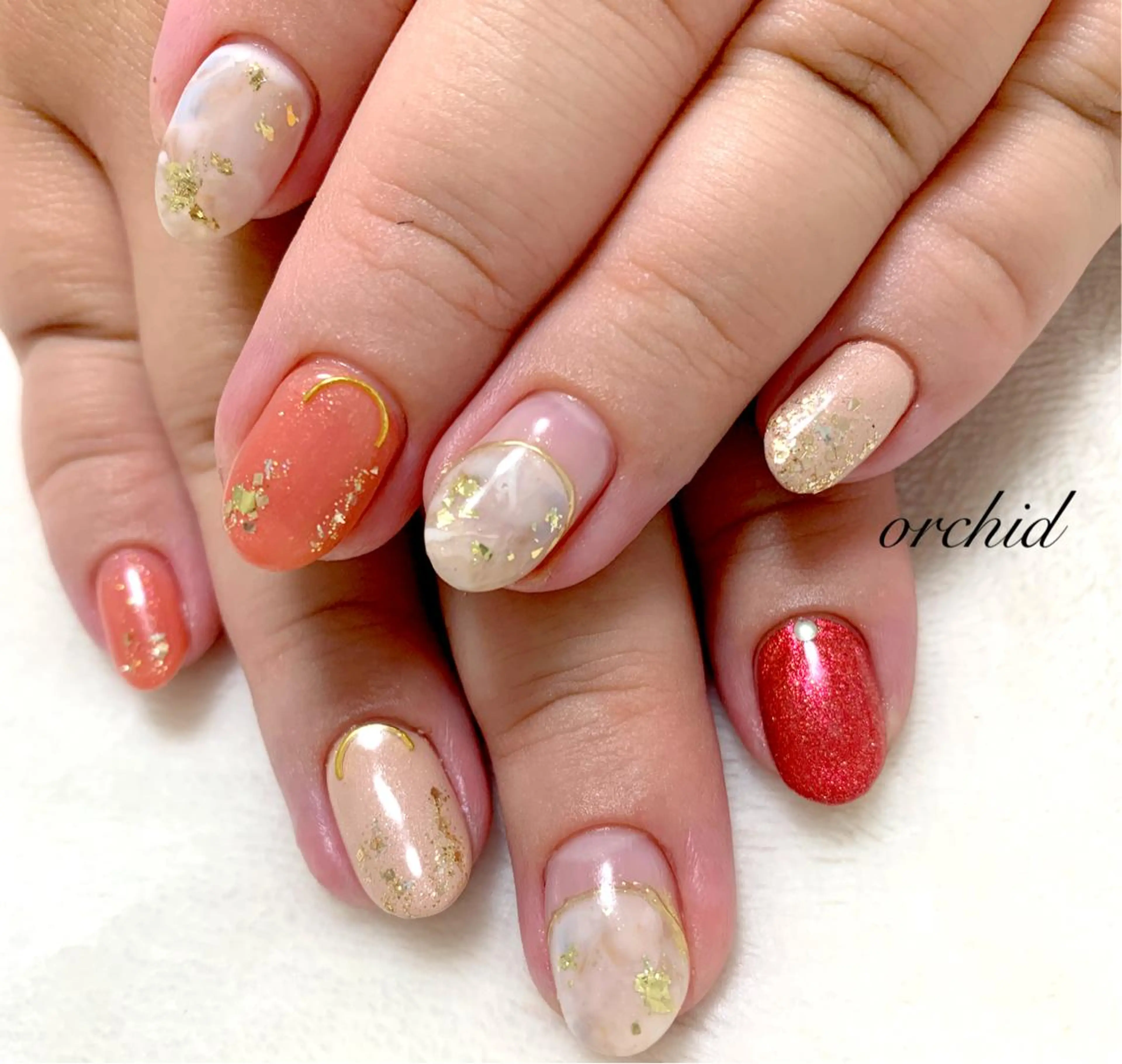 ネイル orchid ♡オーキッドのネイルデザイン