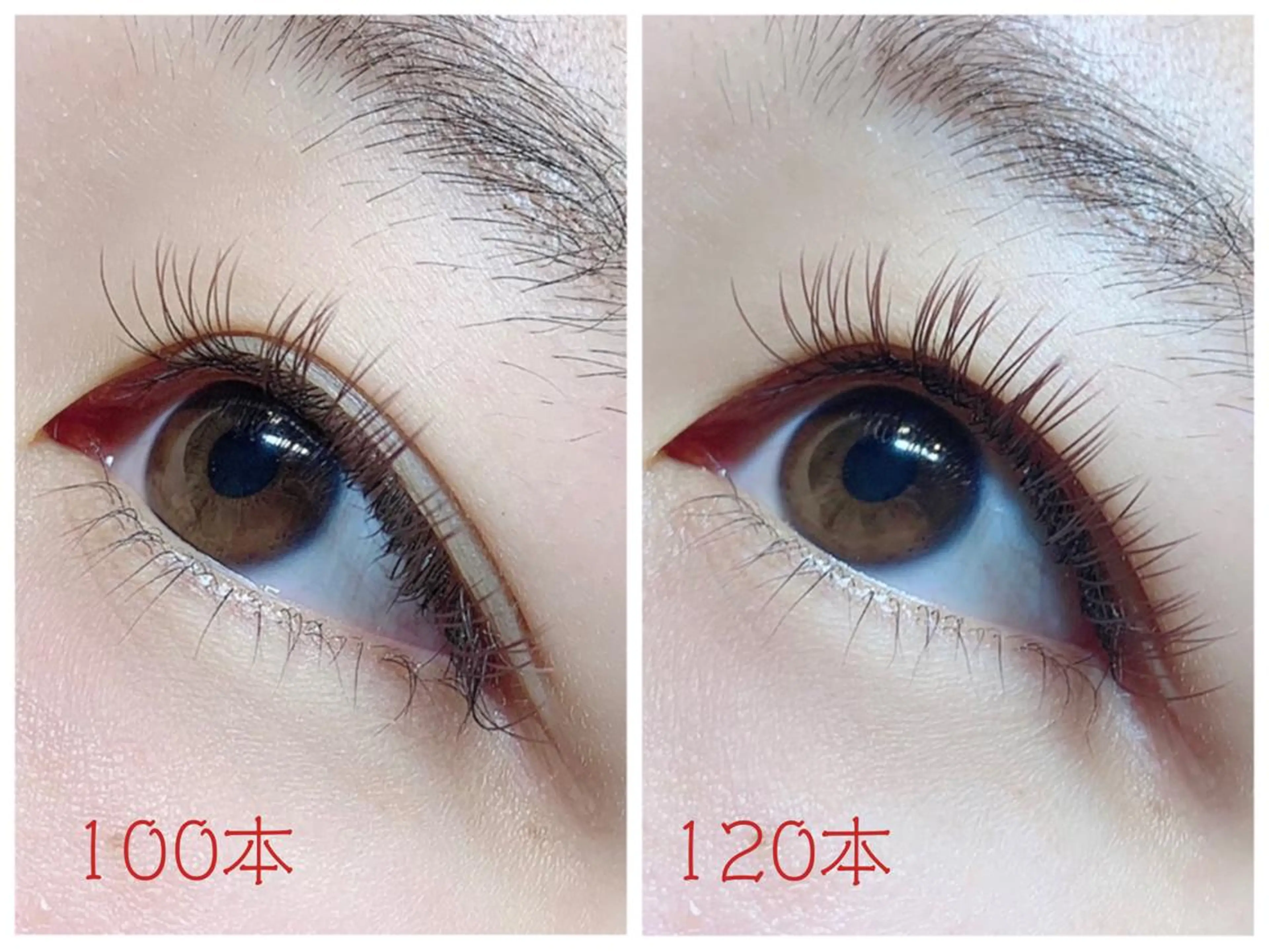 マツエク・マツパ カラーマツエク lucolu Rikaのマツエク・マツパデザイン