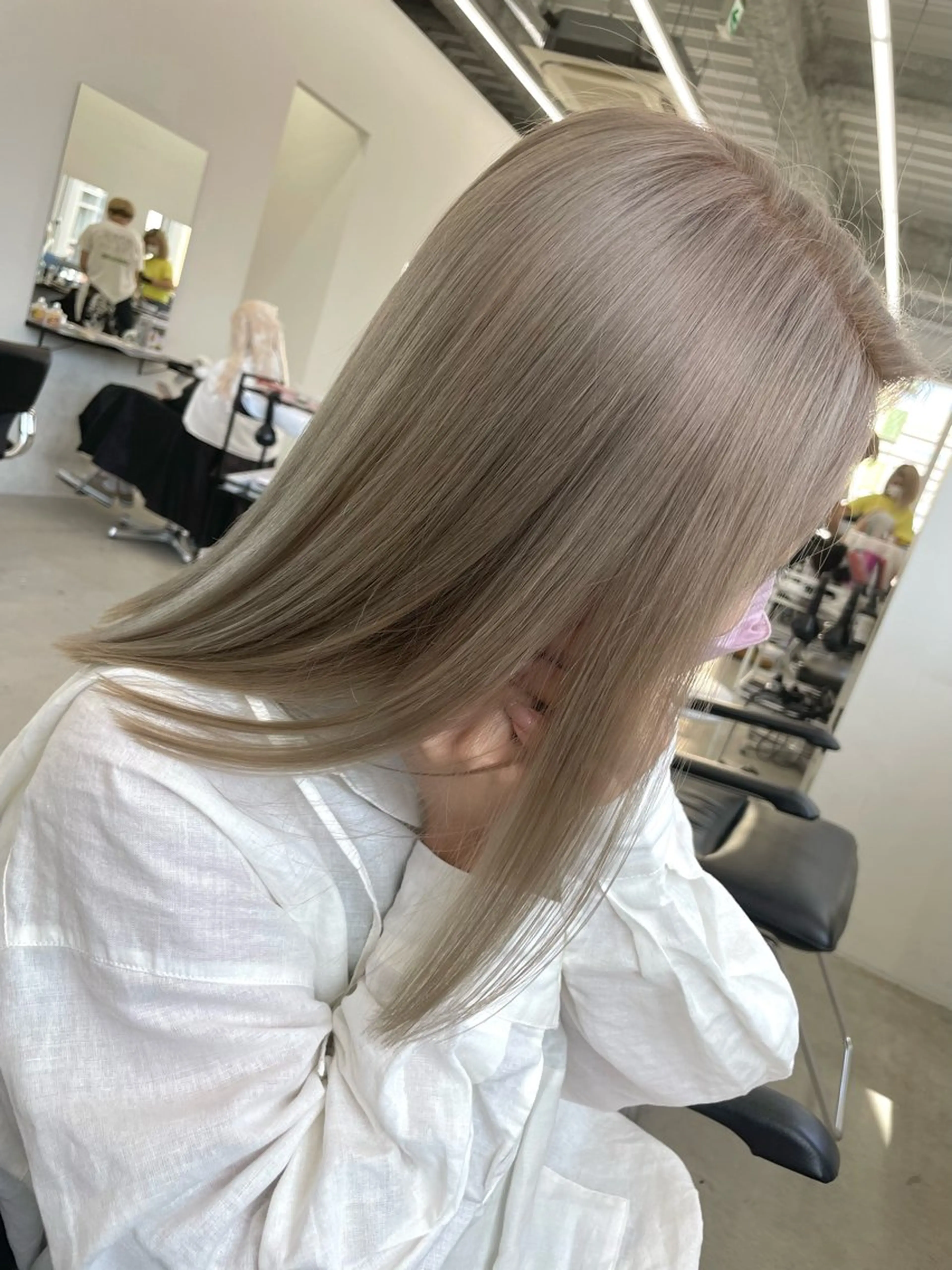 カラー ブリーチ 名古屋栄/ 複雑履歴   リカのヘアスタイル