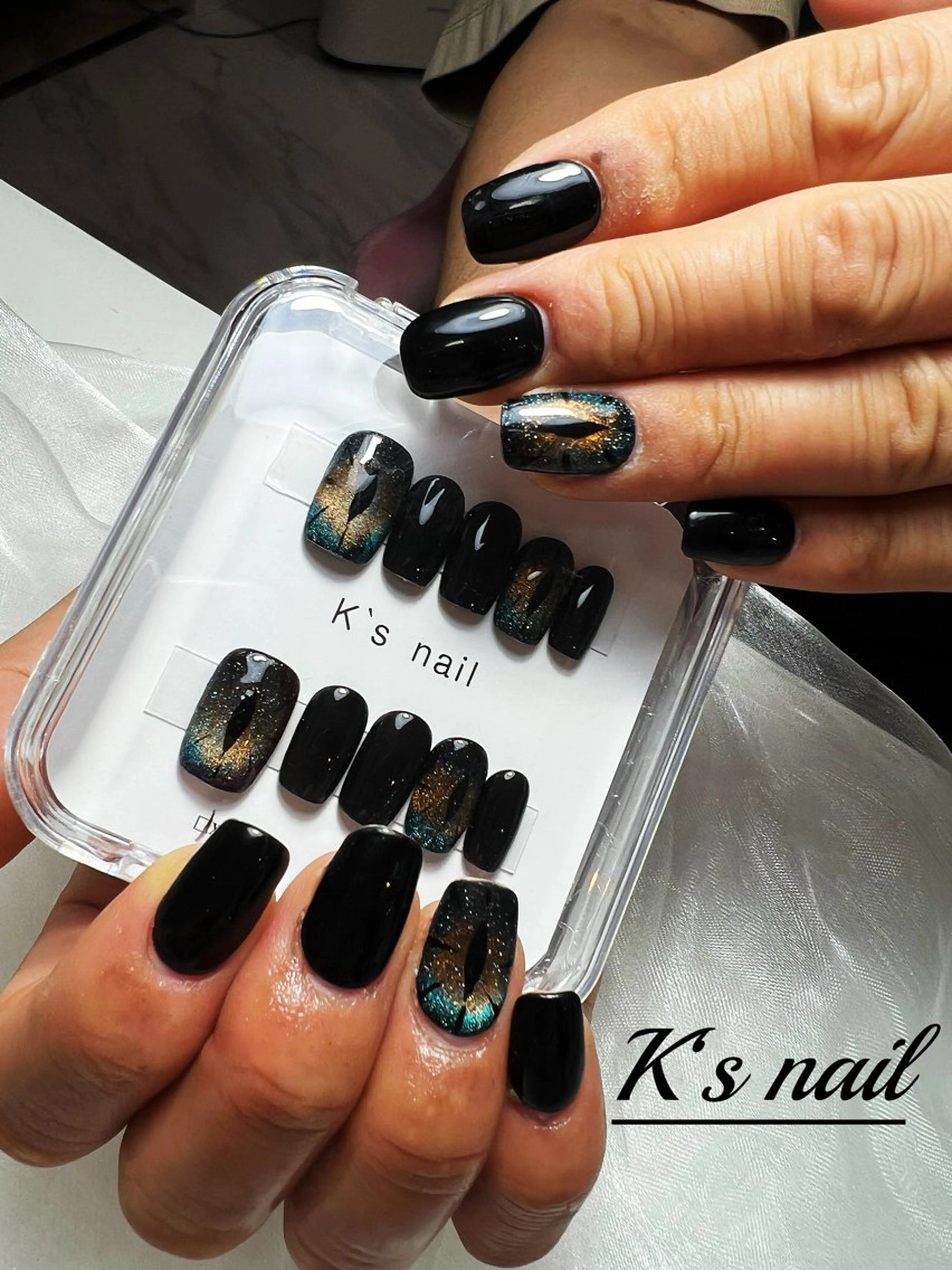 八王子初⭐️長持ちチップネイル⭐️ワンホンショートデザインコースAの写真