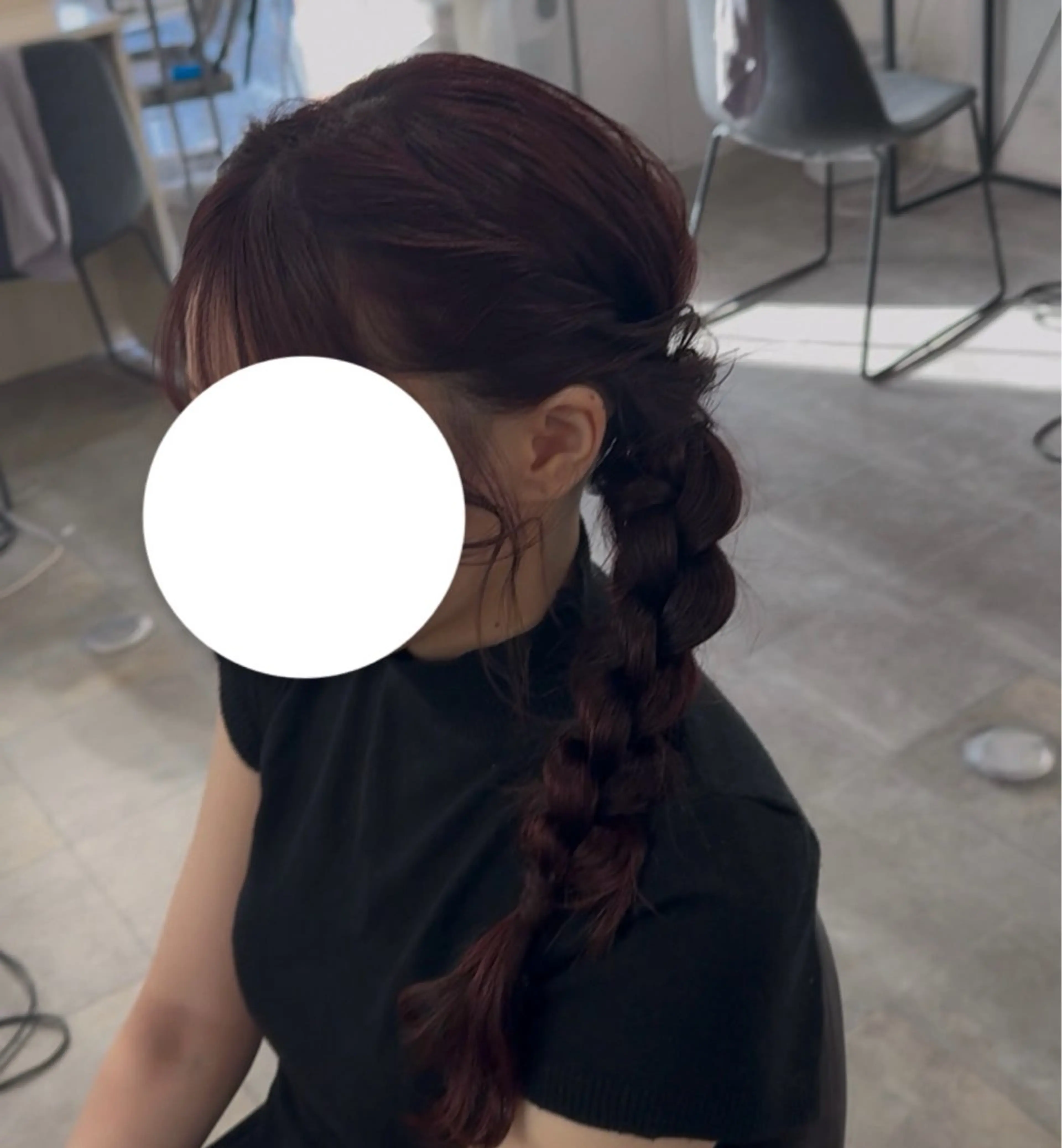 ロング 小川 芹菜のヘアスタイル
