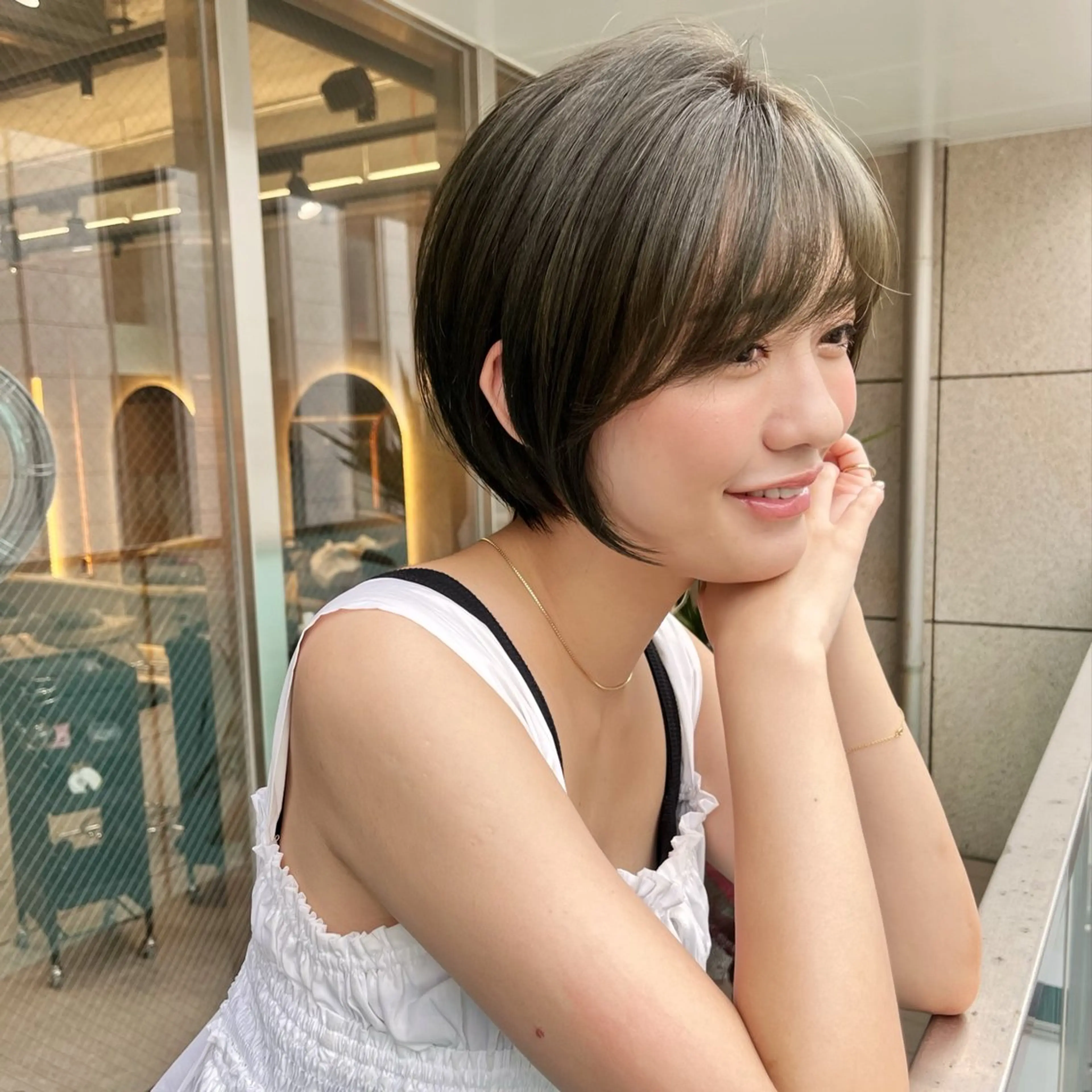 ショート hair salon AcRo 青山所属・表参道/髪質改善/ 大人ボブ/高野紅のヘアスタイル