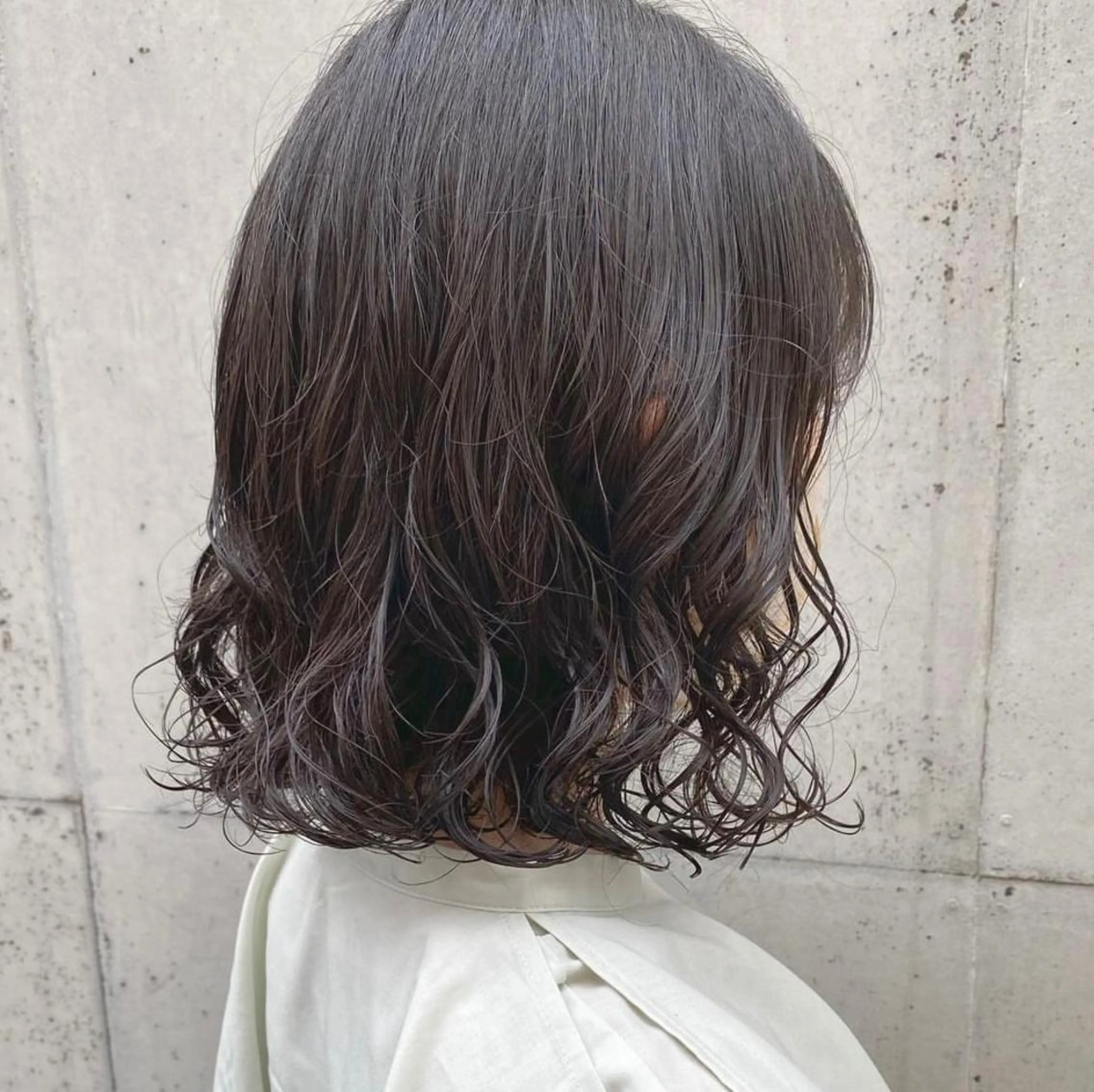 ミディアム ミディアムパーマ ボブ 森山 佳小里/カラー /似合わせカットのヘアスタイル
