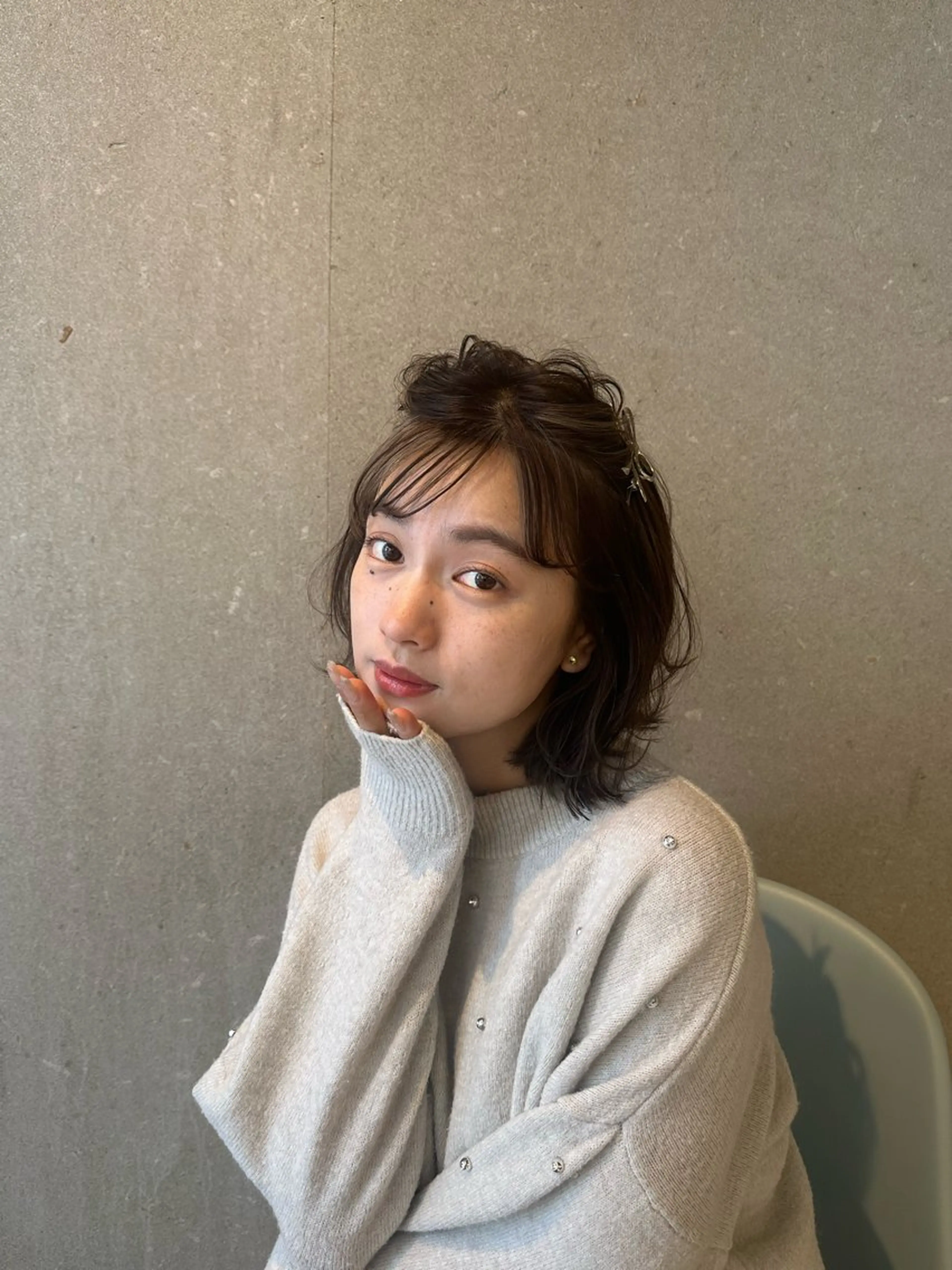 ミディアム ヘアアレンジ 暖色/ヘアアレンジ 🎀♡irohaのヘアスタイル