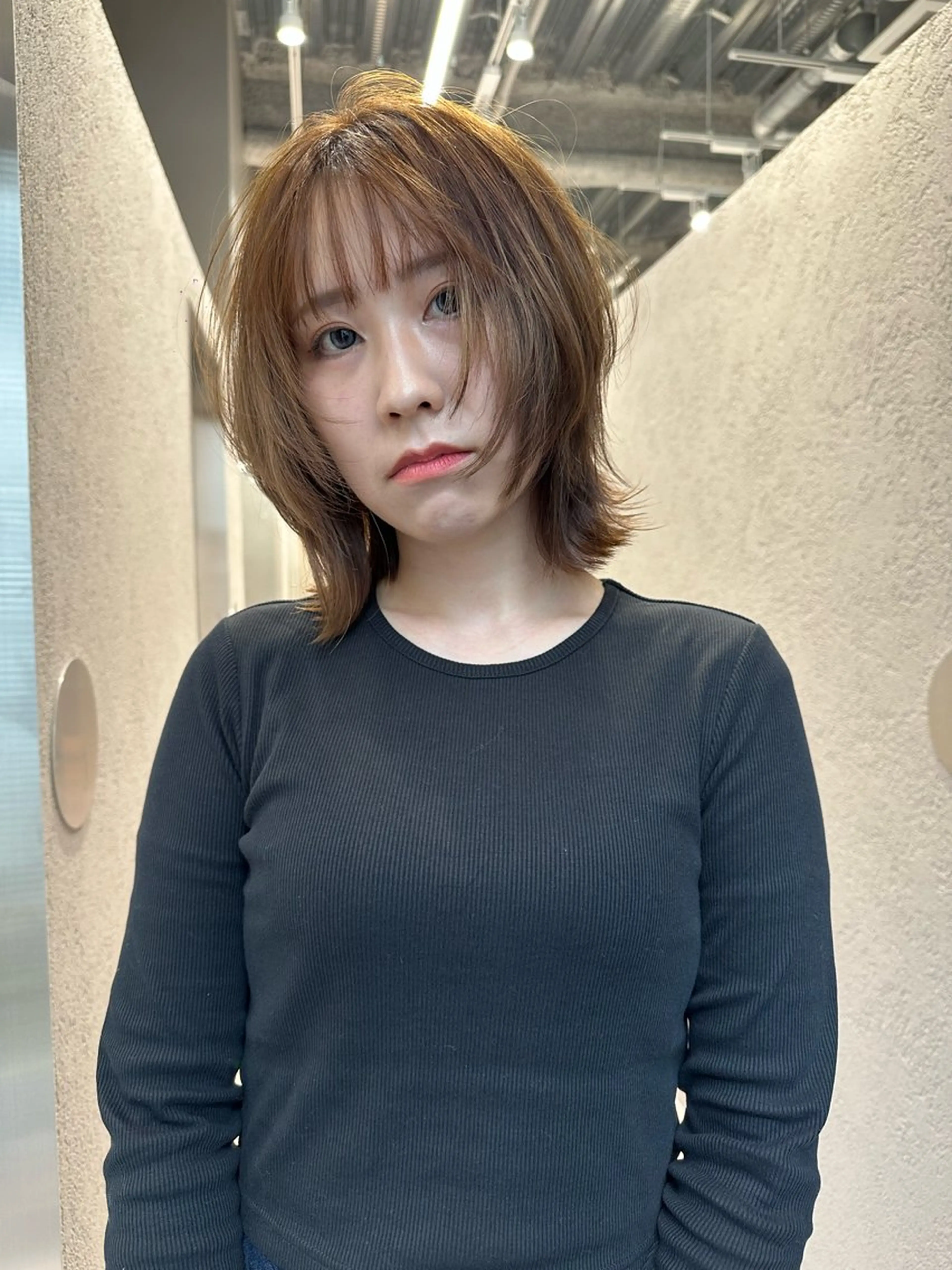 ショート カラー ベージュカラー レイヤーカット ウルフカット ウルフレイヤー 伊藤 拓哉のヘアスタイル