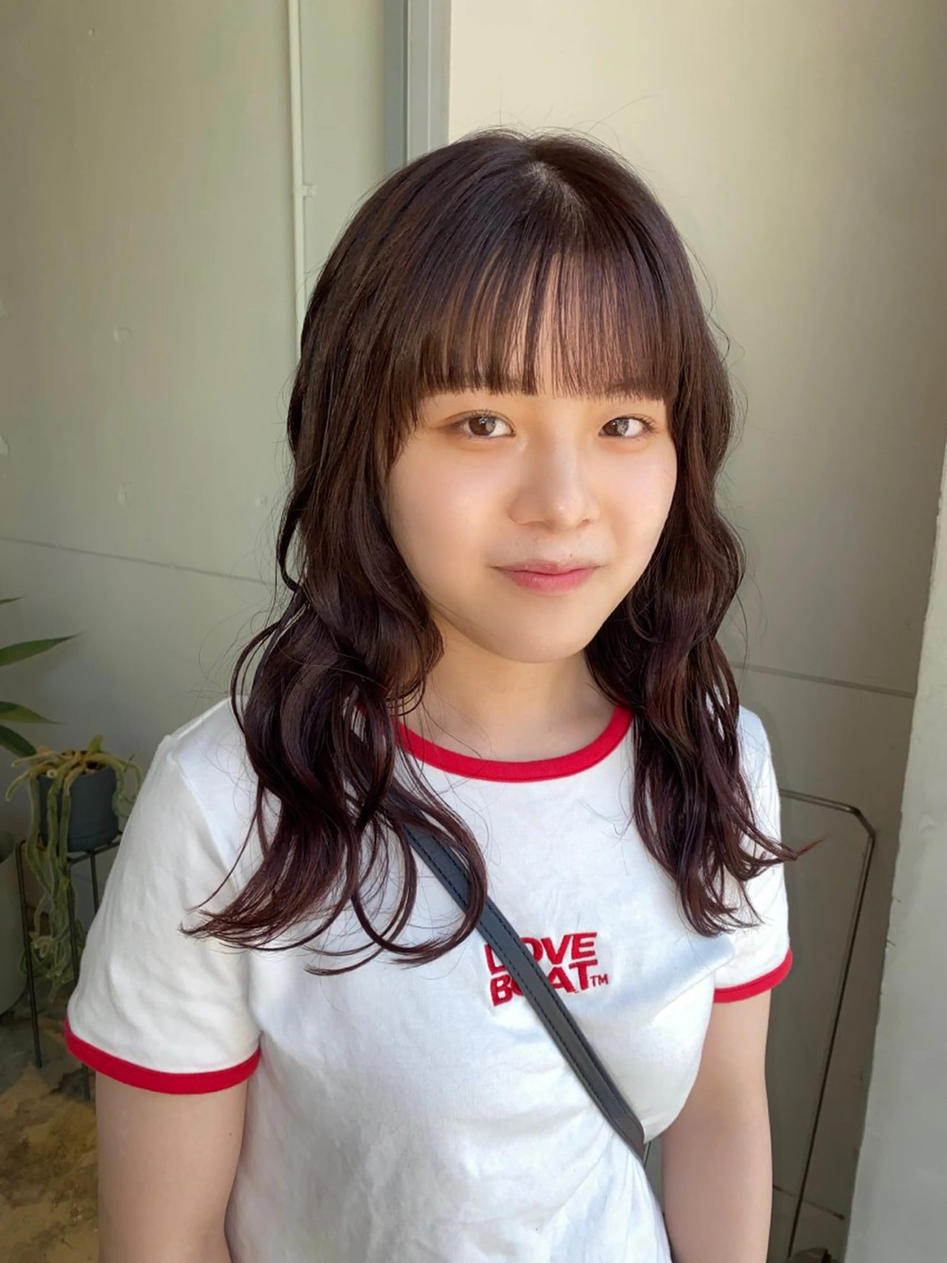 セミロング カラー レイヤーカット/ ダブルカラーサクライのヘアスタイル