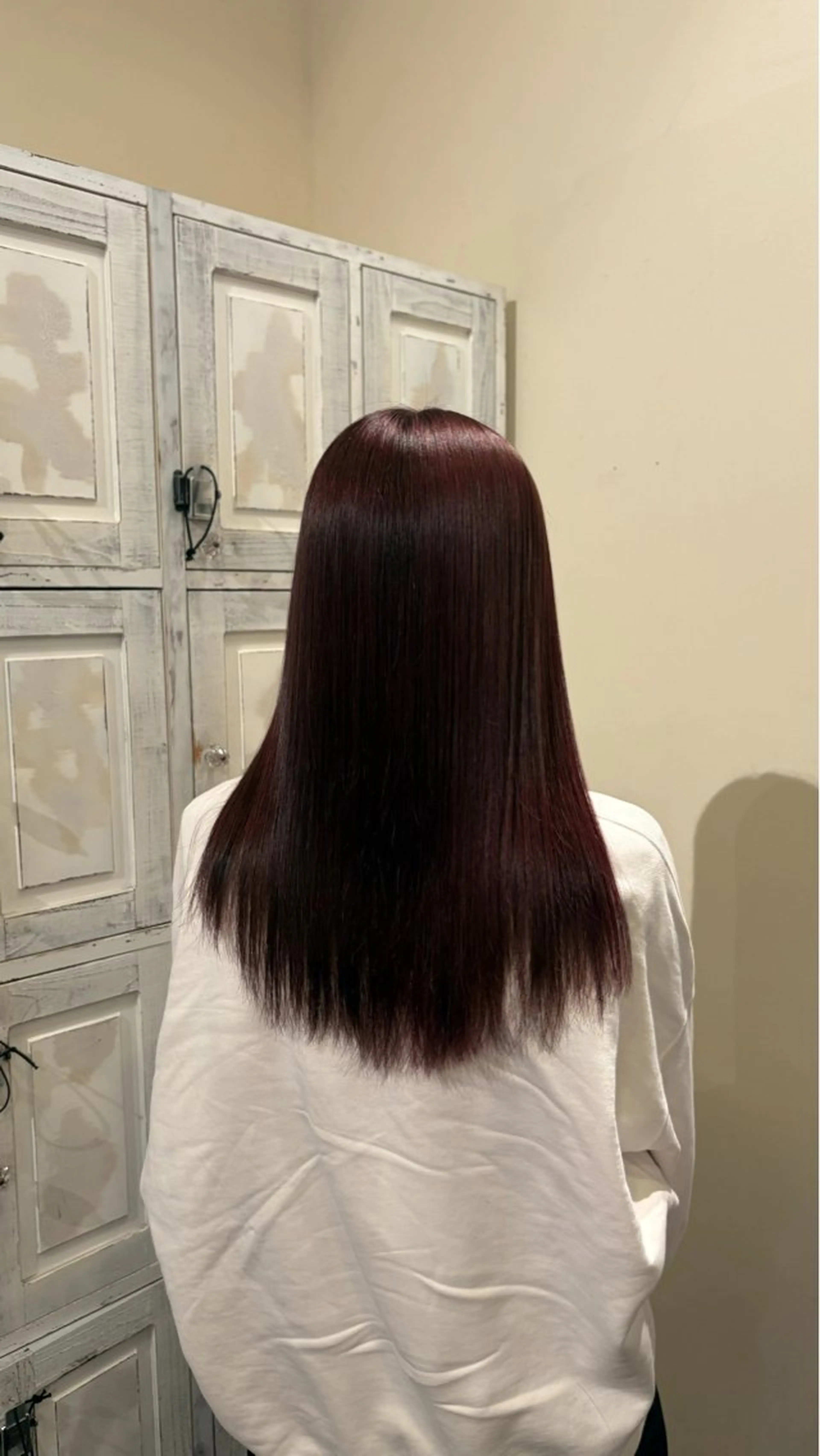 ロング カラー ヘアカラー ルプラボウ/ 内藤ほのか/艶カラーのヘアスタイル