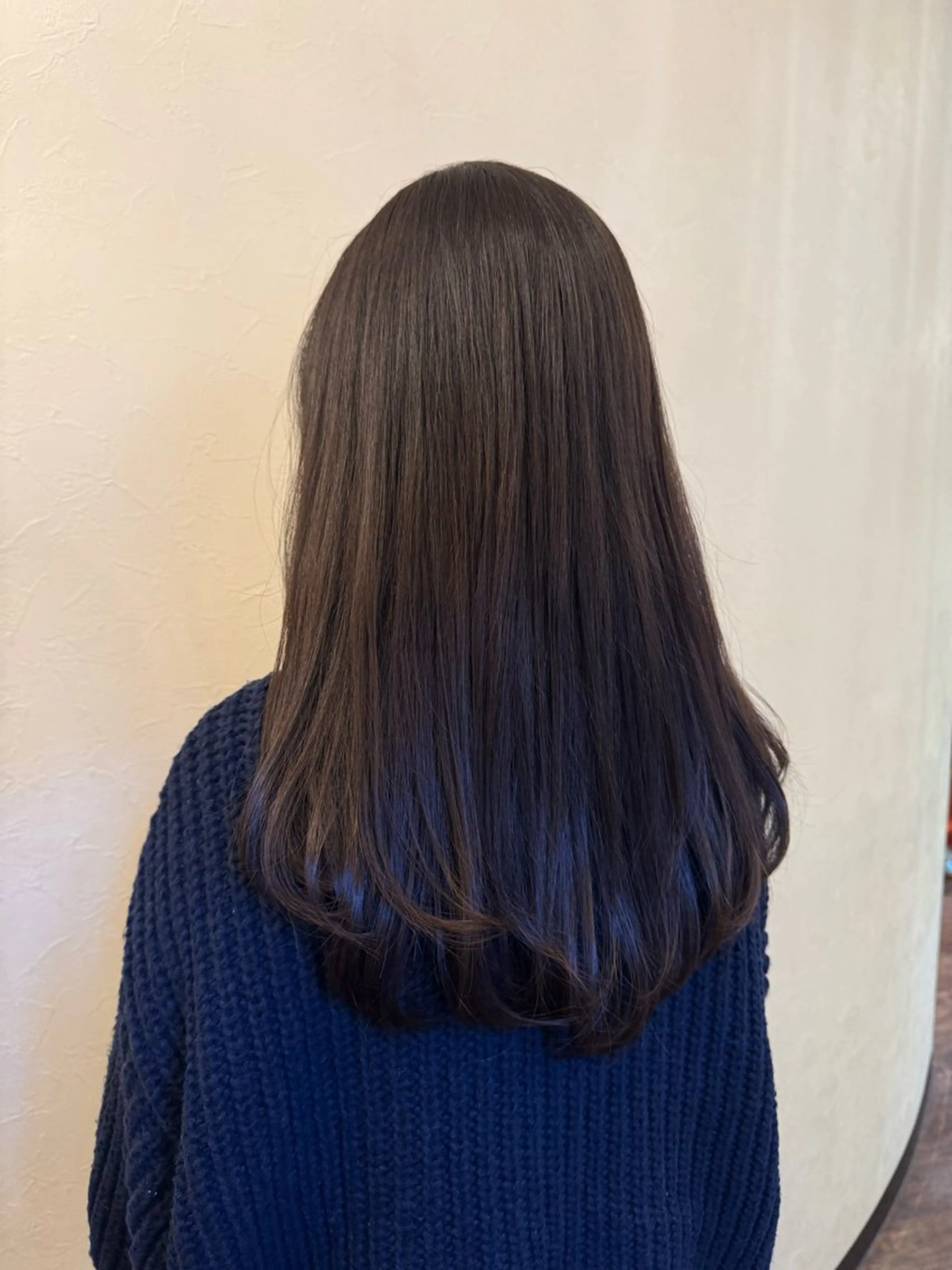 セミロング アッシュ 髪質改善🫧 Natsumiのヘアスタイル