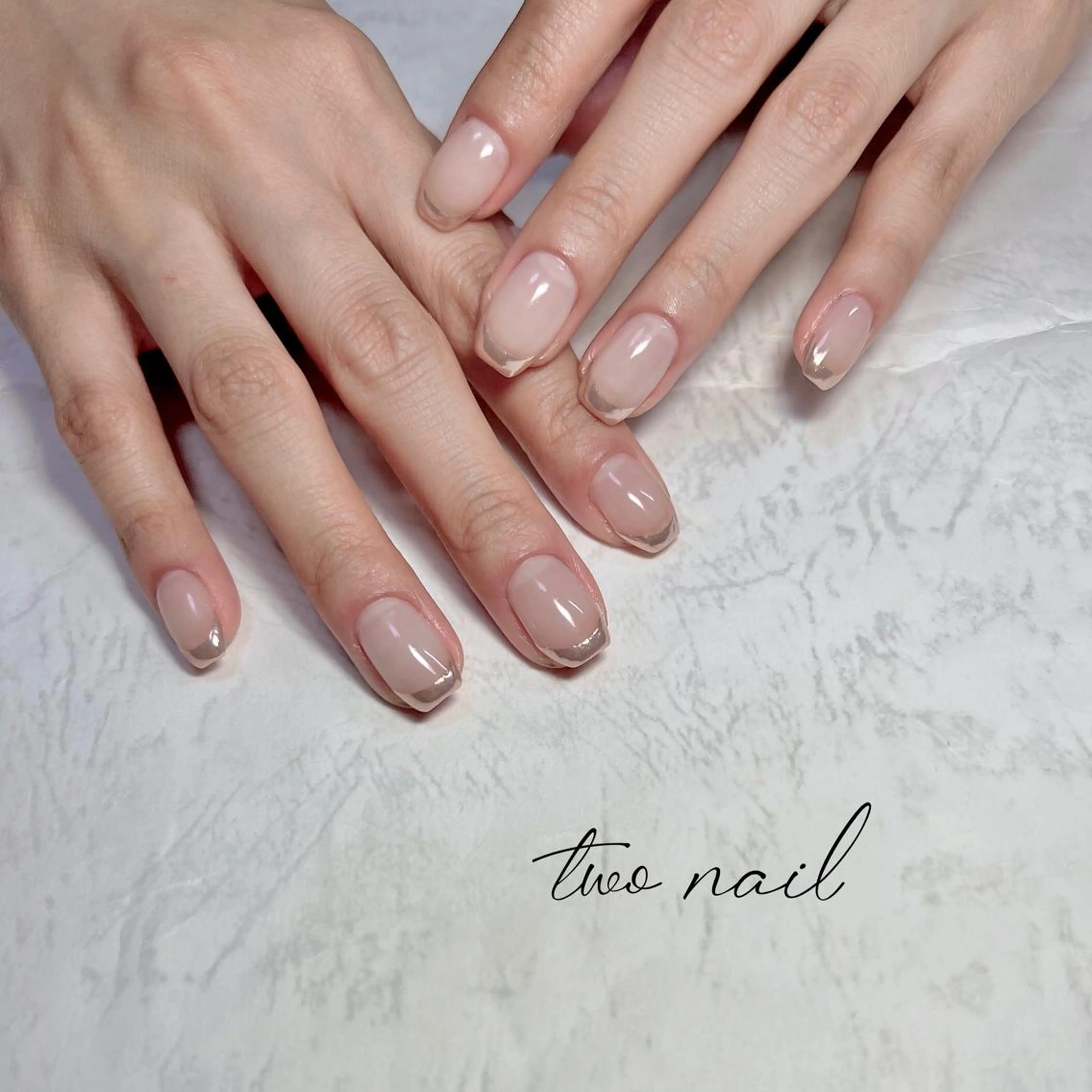 ネイル アートネイル フットネイル ハート ニュアンスネイル オフィスネイル two nailのネイルデザイン