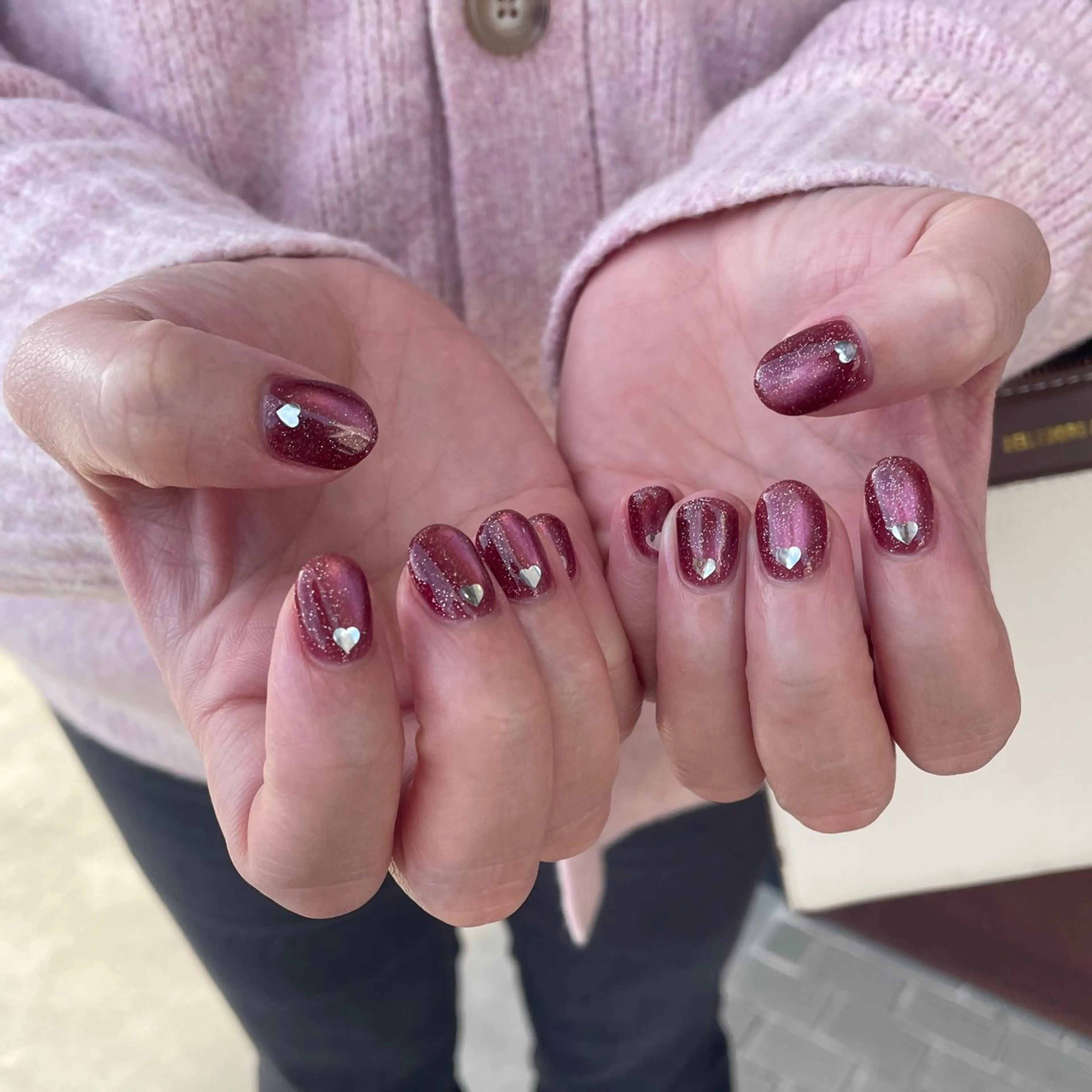 ネイル フラッシュネイル フラッシュマグ マグネットネイル ハンドネイル nail salon en所属・ennail ayaのネイルデザイン