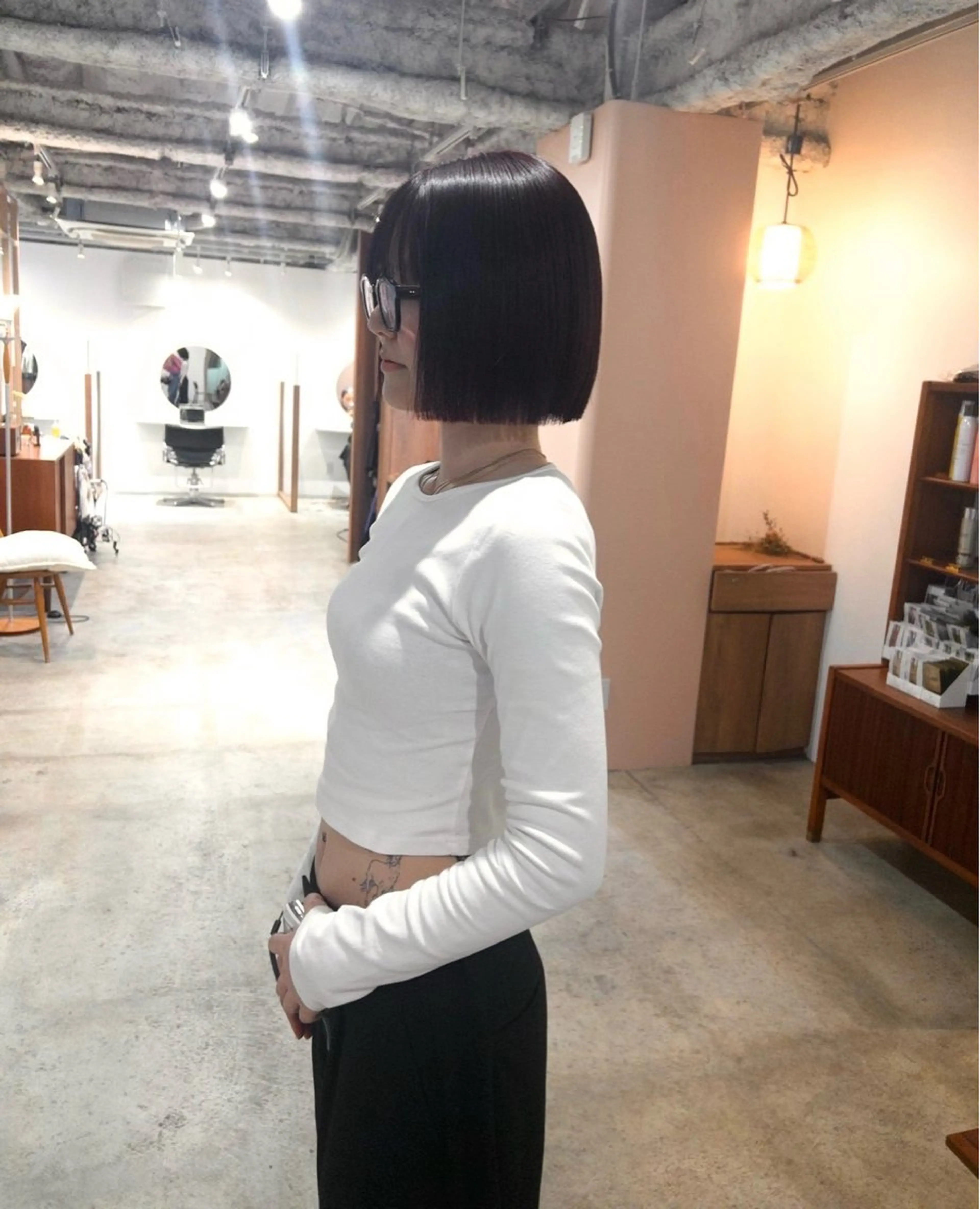 ショート カラー ヘアアレンジ ボブ 🎀suzuna 透明感colorのヘアスタイル