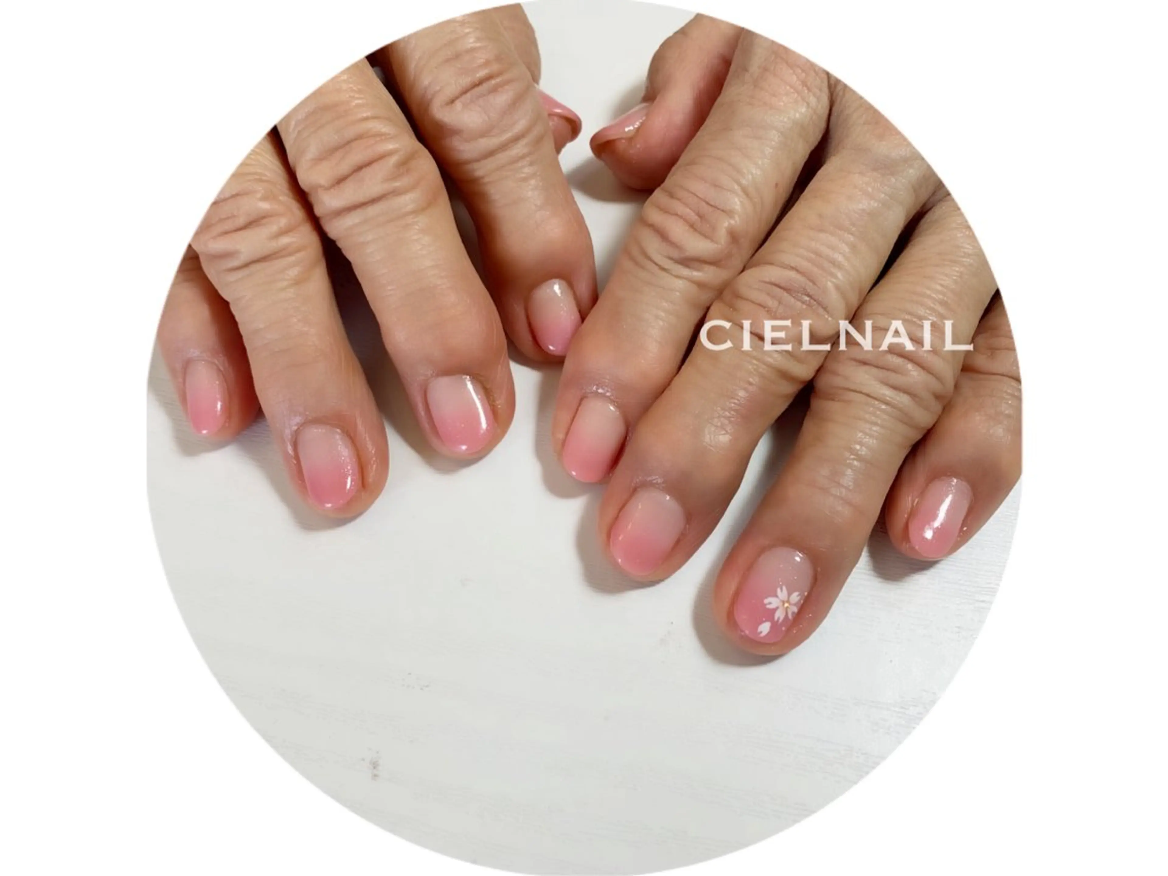 ショート ハンドネイル cielnail 祇園のネイルデザイン