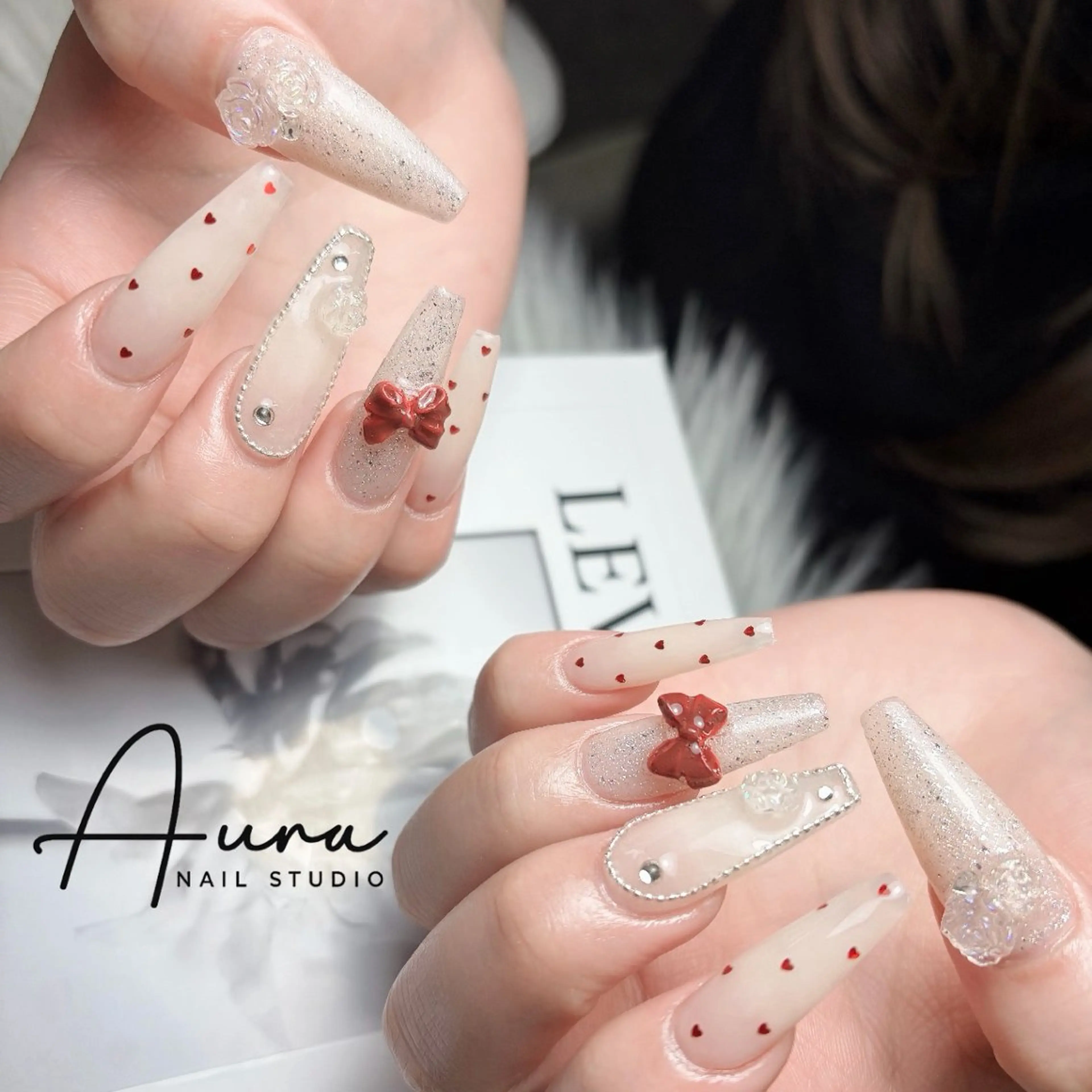 ネイル ハンドネイル Aura Nail Maiのネイルデザイン