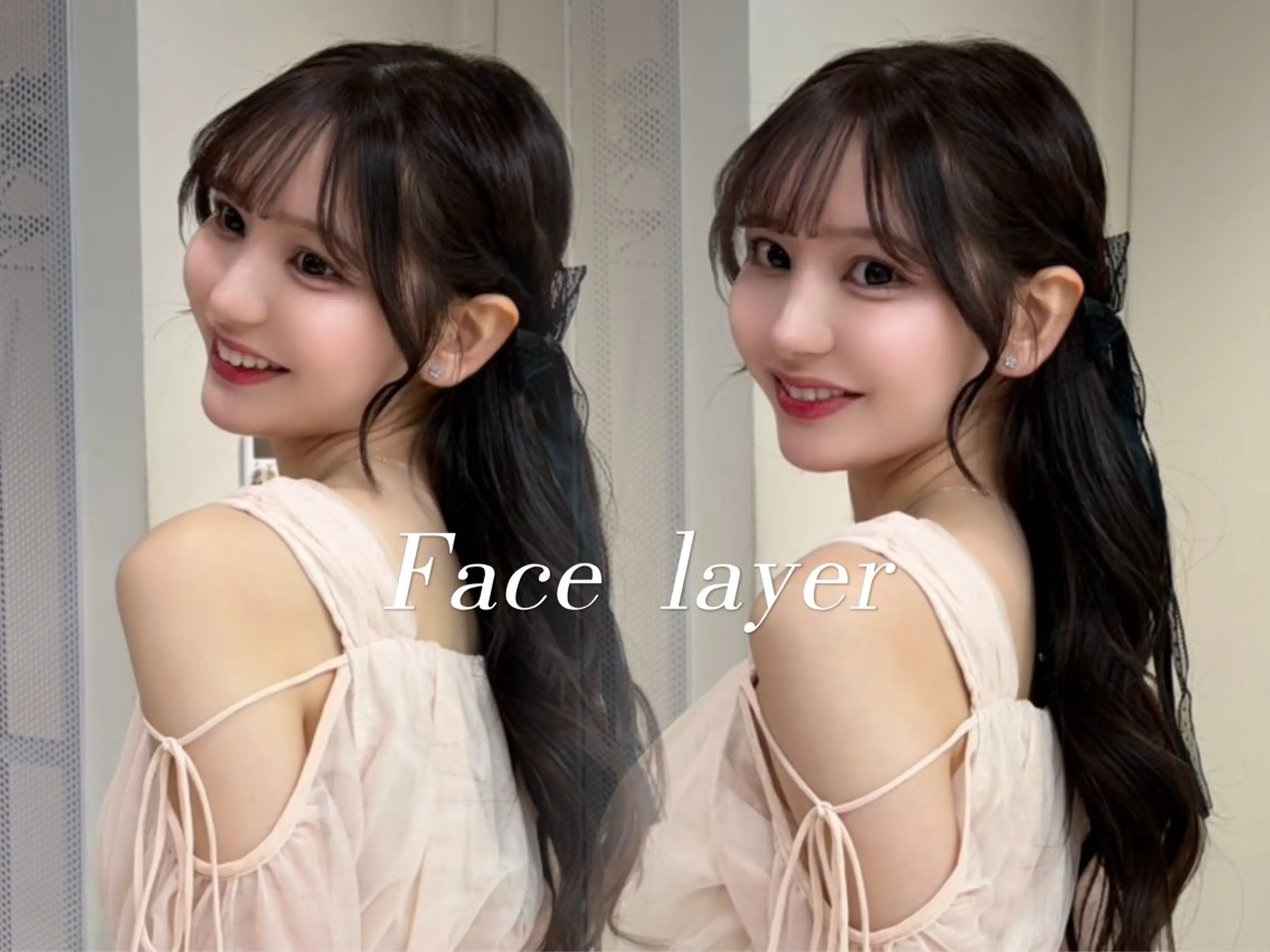 セミロング 顔周りカット 髪質改善 韓国風ヘア レイヤーカット カット ヘアカラー トリートメント Lond  mare 🦋ayana🦋のヘアスタイル