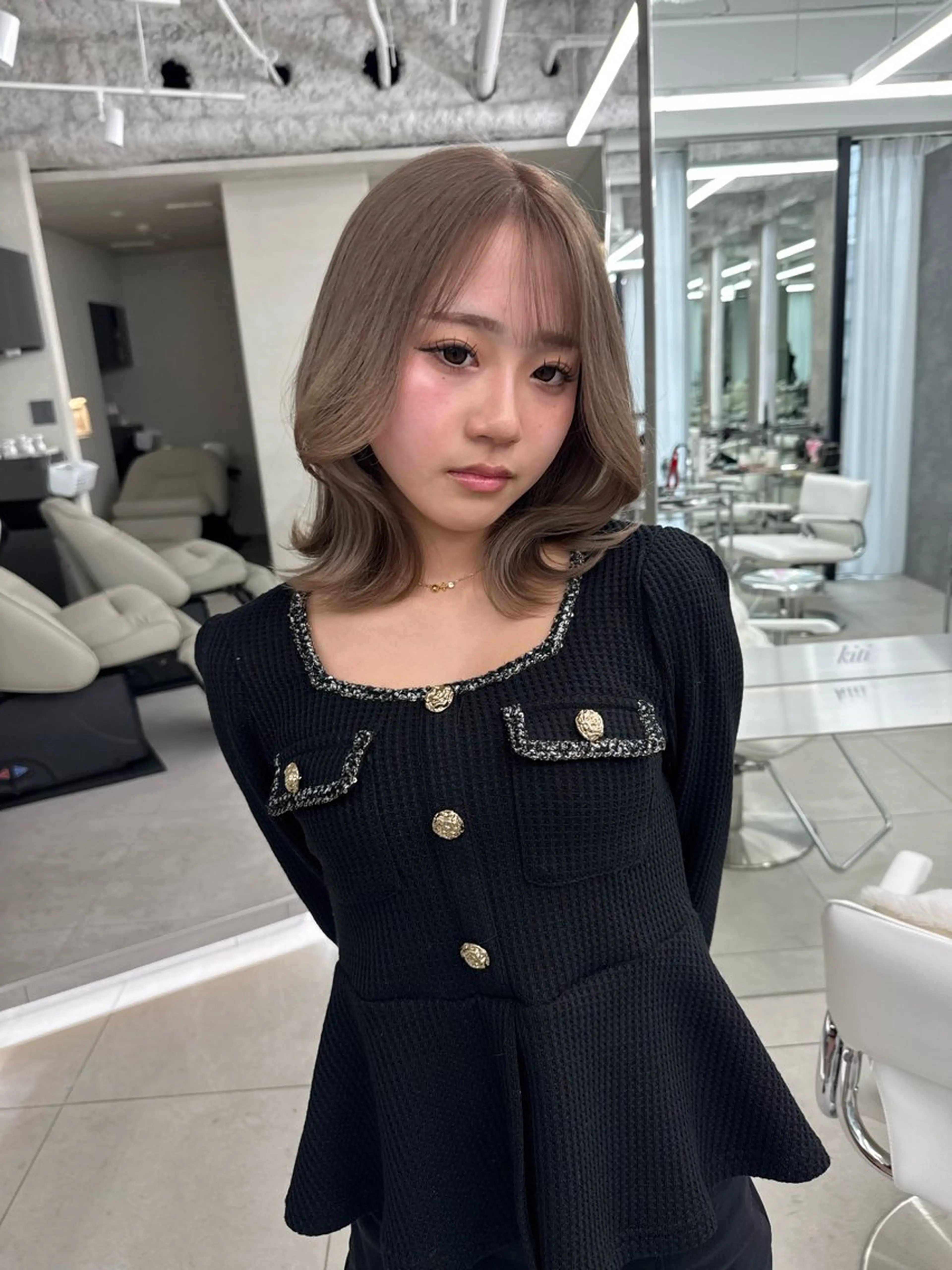 ショート カラー ヘアカラー ヘアセット 栄美容師/kiti /ボブ/ケントのヘアスタイル