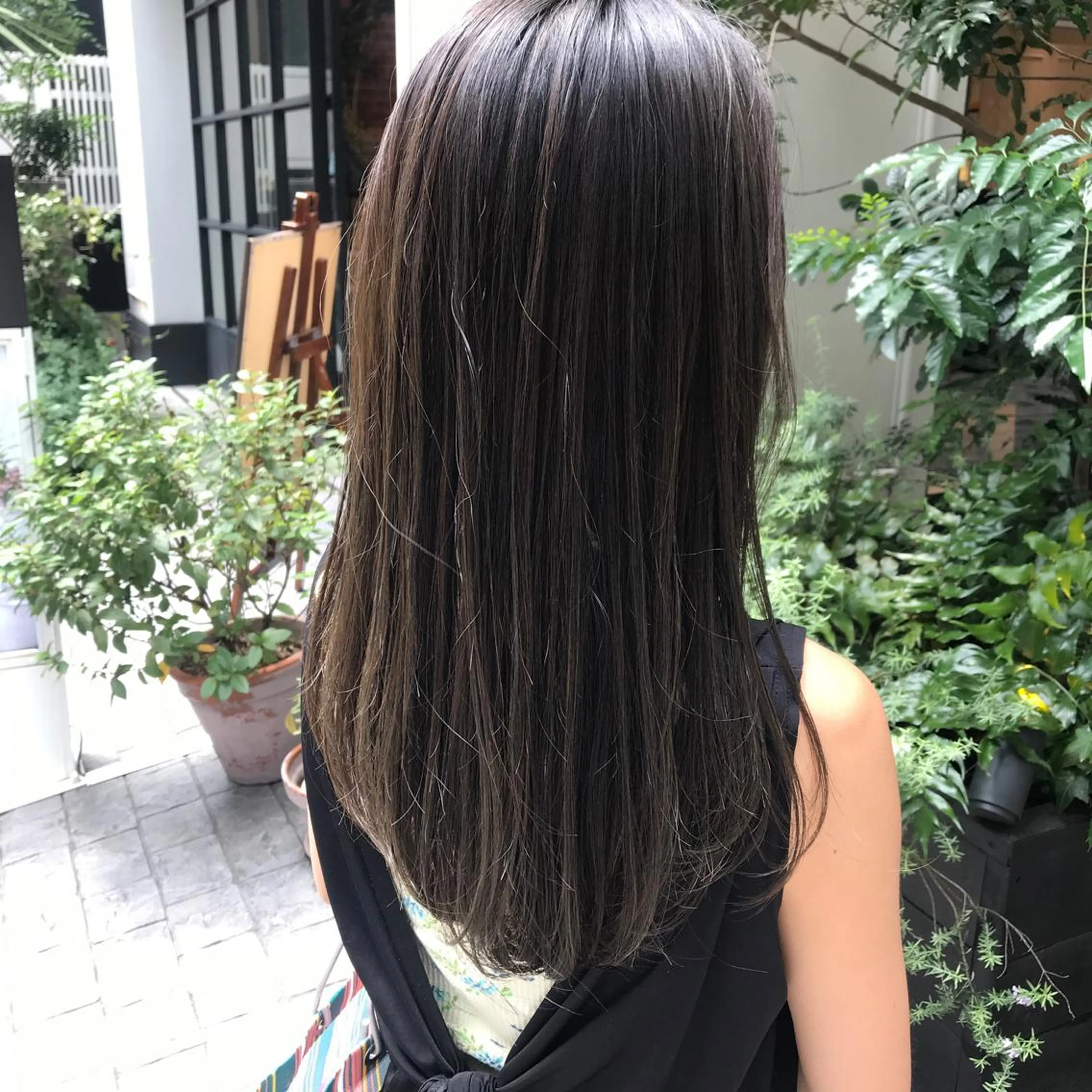 セミロング ハイライト LOMA🇰🇷 銀座クボタのヘアスタイル