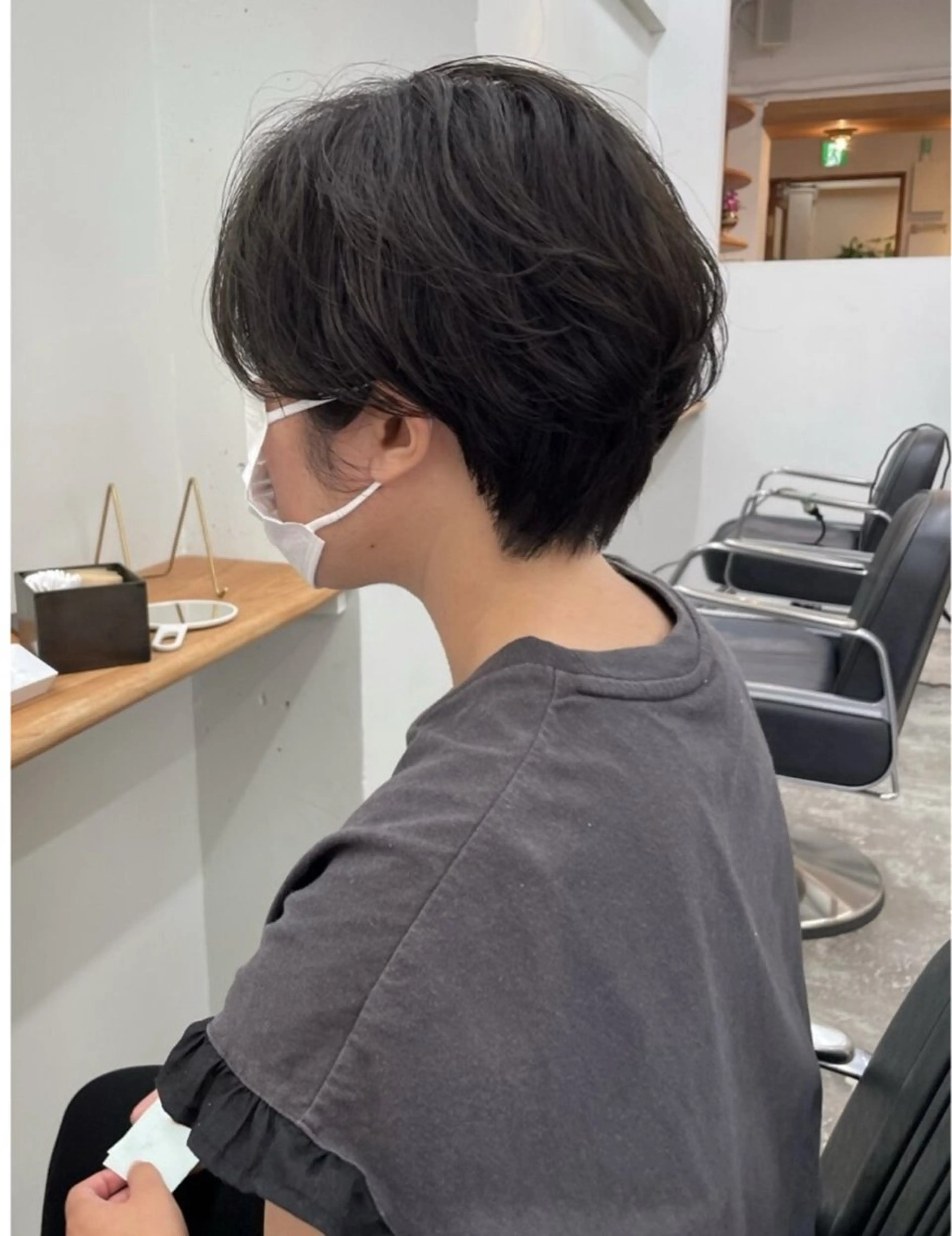 ショート カラー ヘアカラー 立川透明感color YUJIのヘアスタイル