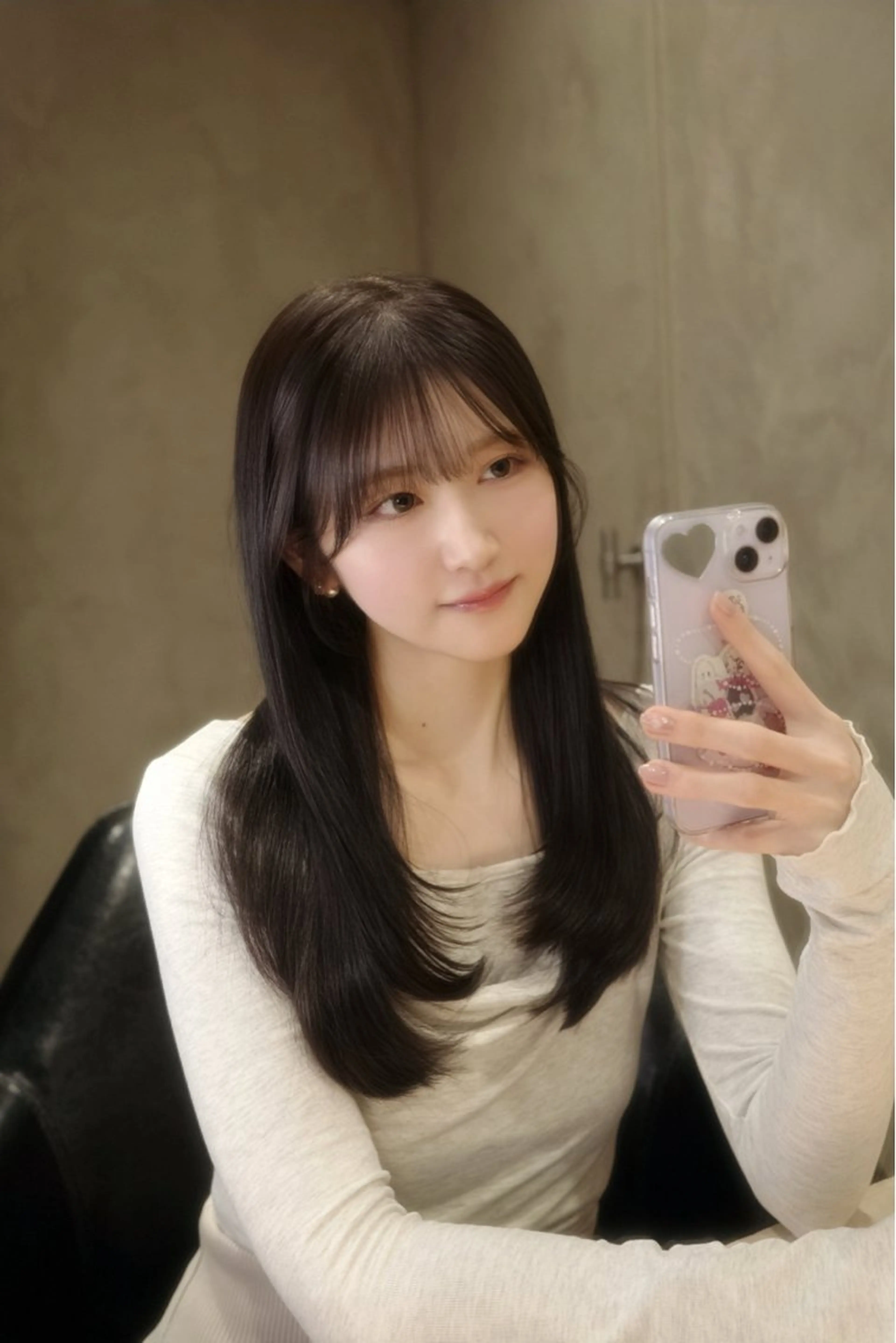 ロング 髪質改善 レイヤーカット 似合わせカット 美顔形成｜レイヤー ｜青山のヘアスタイル