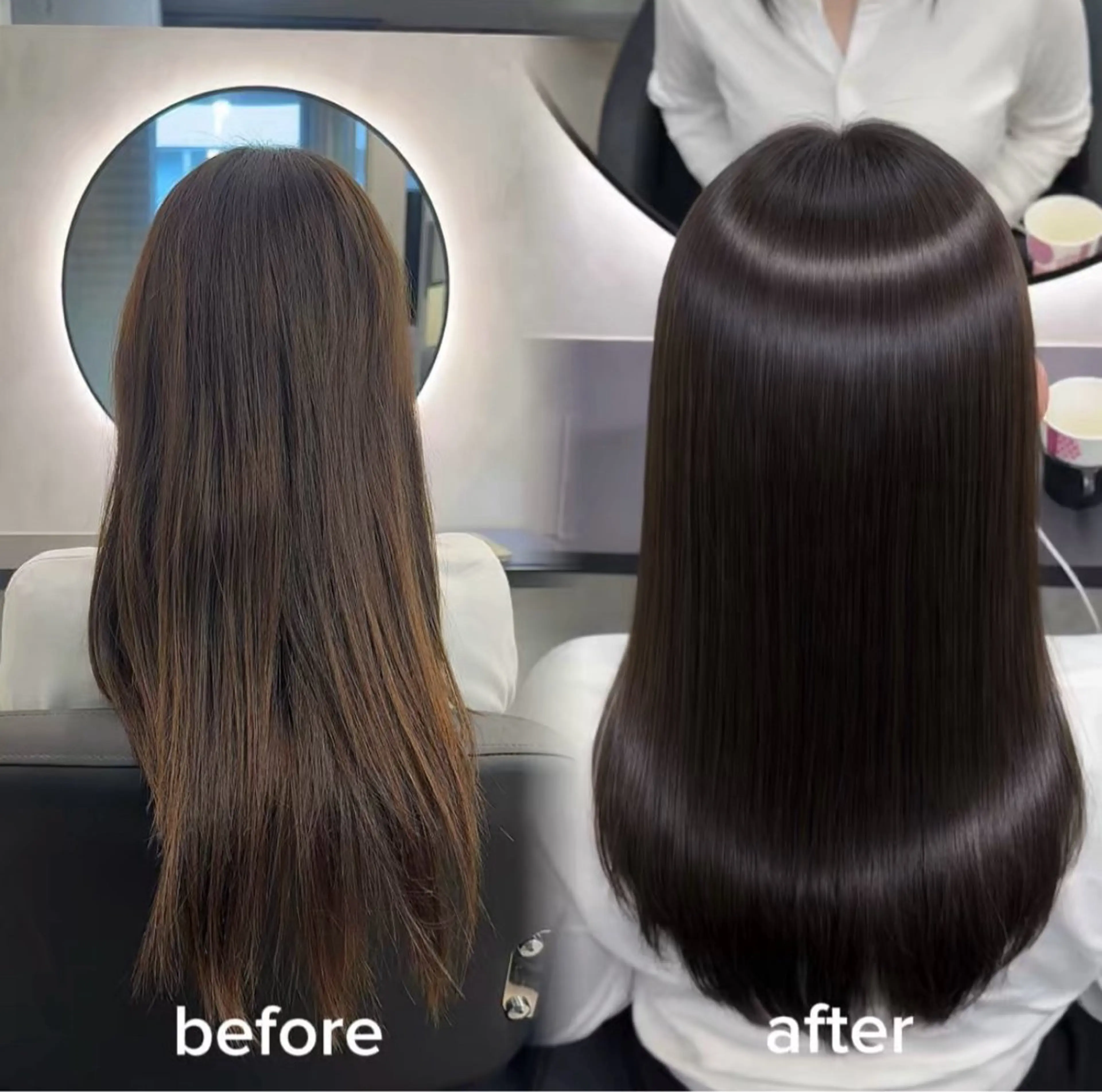 ロング カラー ヘアアレンジ カット ヘアカラー 縮毛矯正 トリートメント 新宿 /髪質改善/ 縮毛矯正/ヒュウガのヘアスタイル