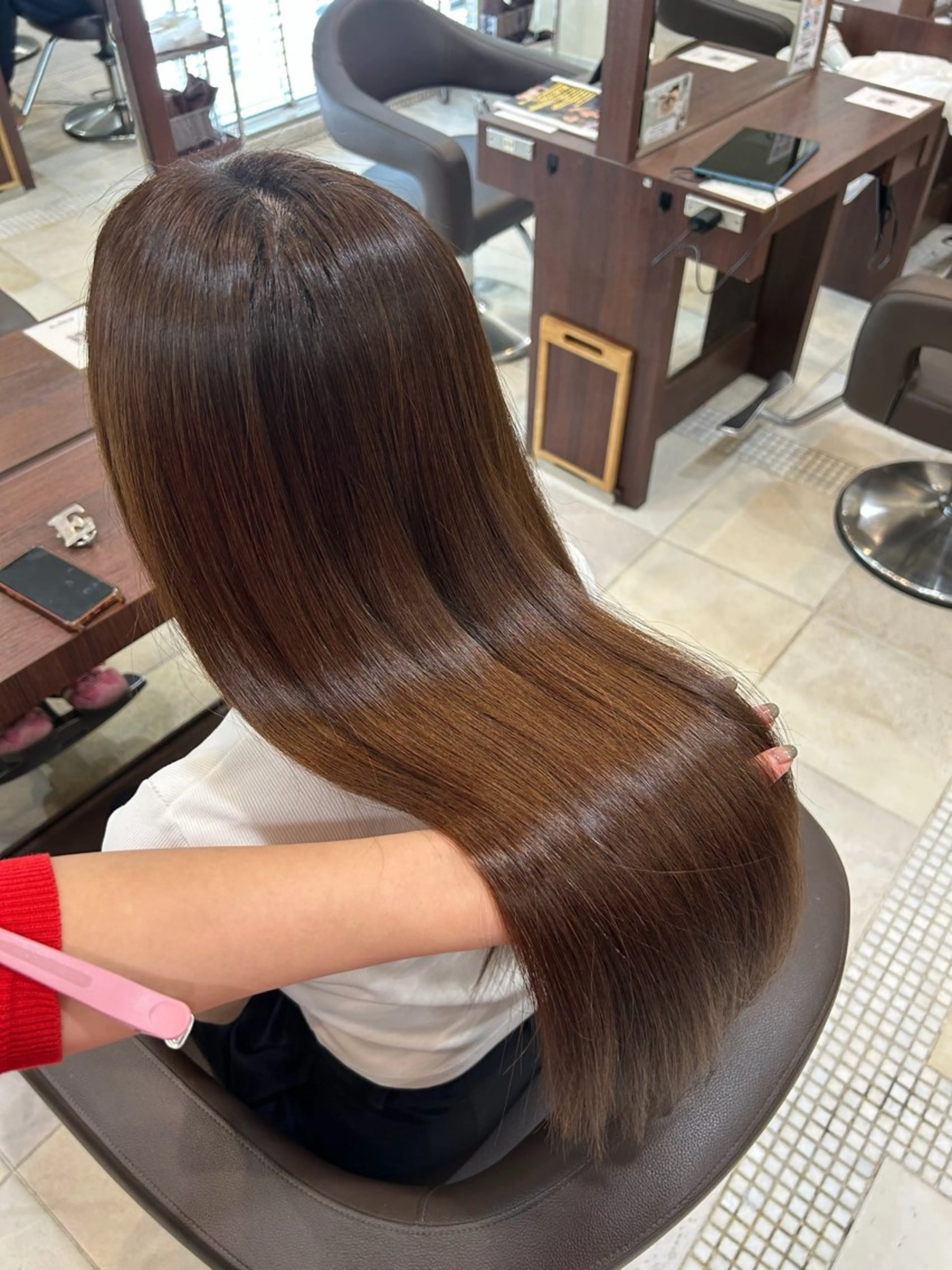 ロング トリートメント トリートメント 築花 マリエル絵里のヘアスタイル