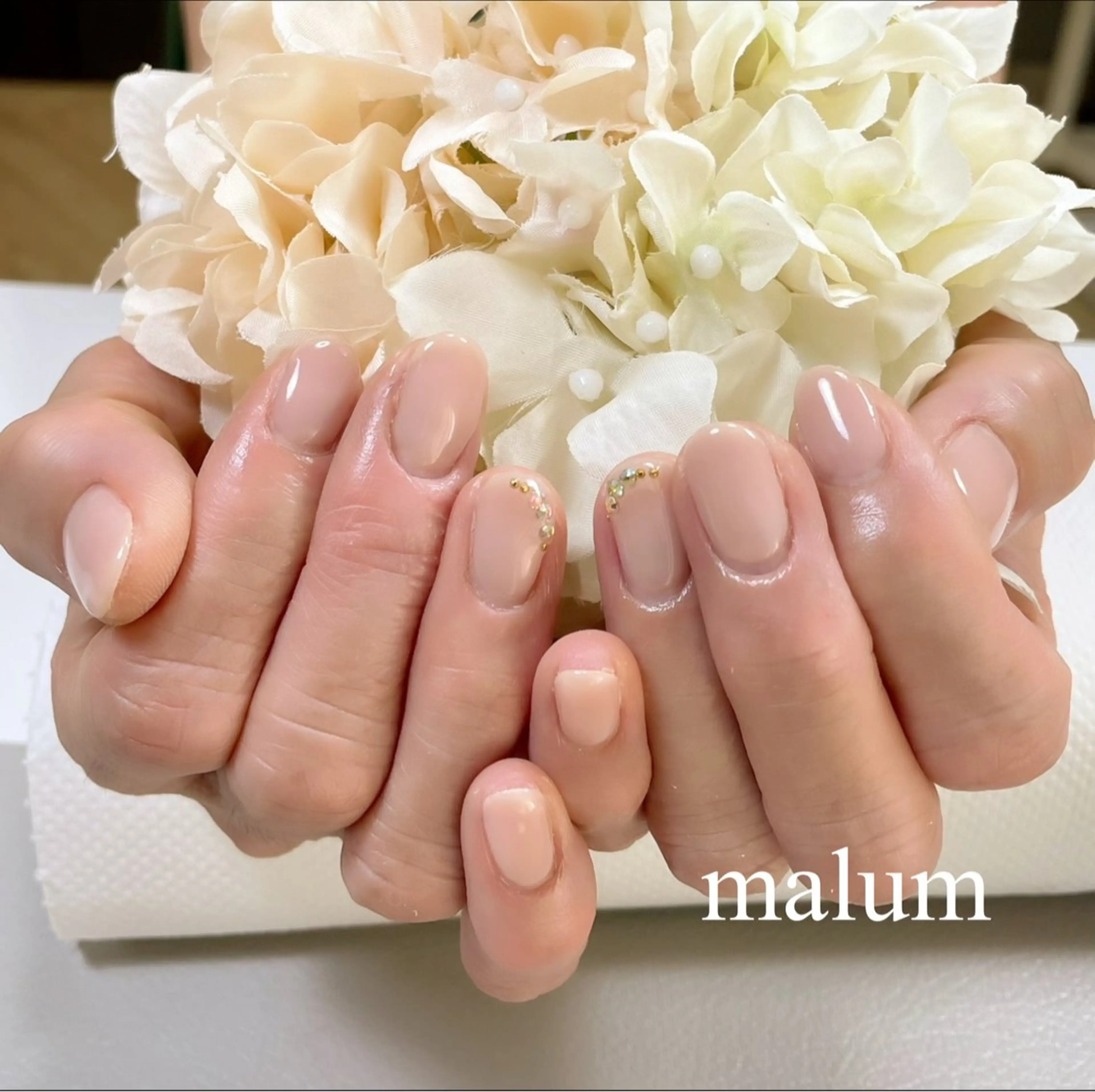 ネイル アートネイル ワンカラーネイル malum nailのネイルデザイン