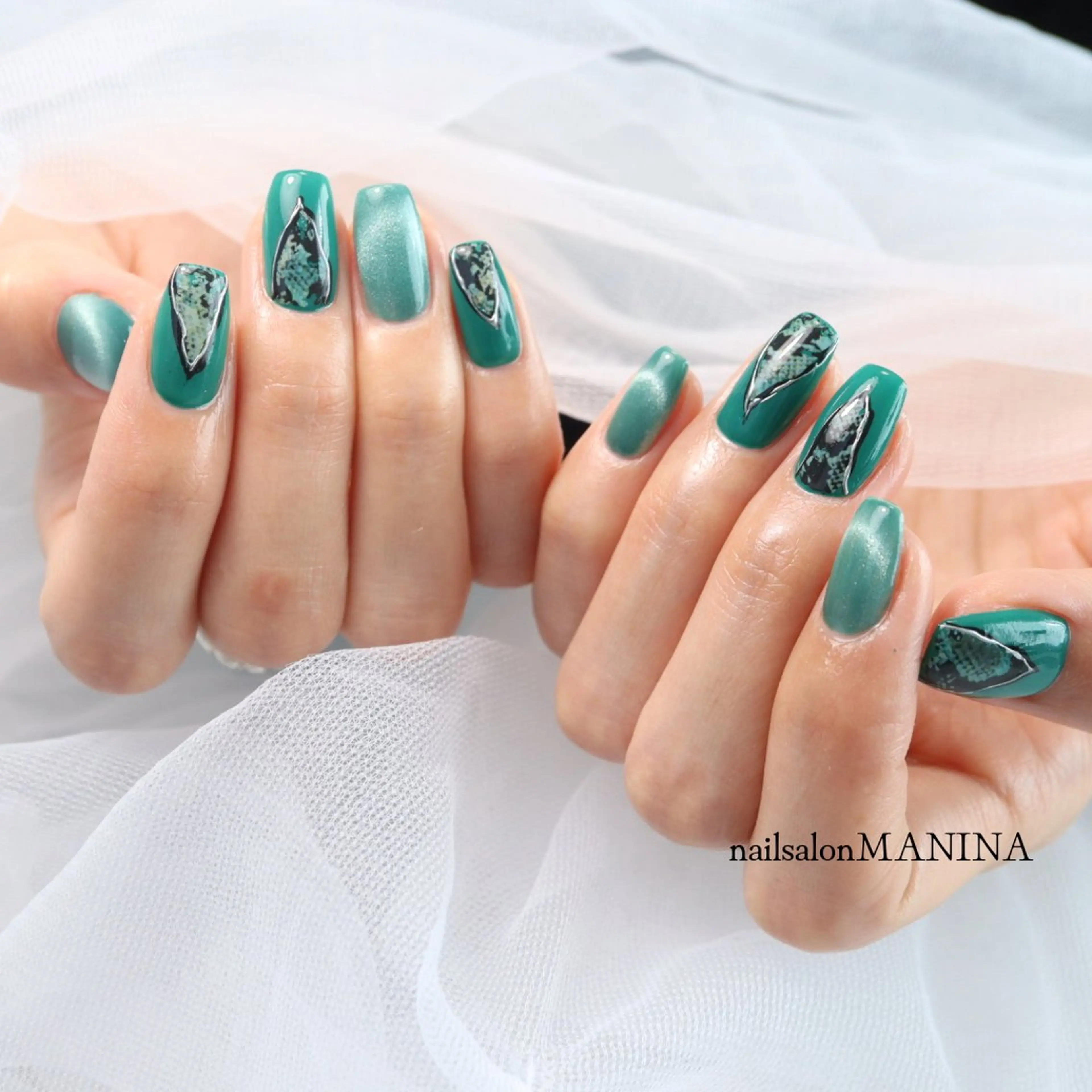 ネイル nailsalon Manina齋藤愛美のネイルデザイン