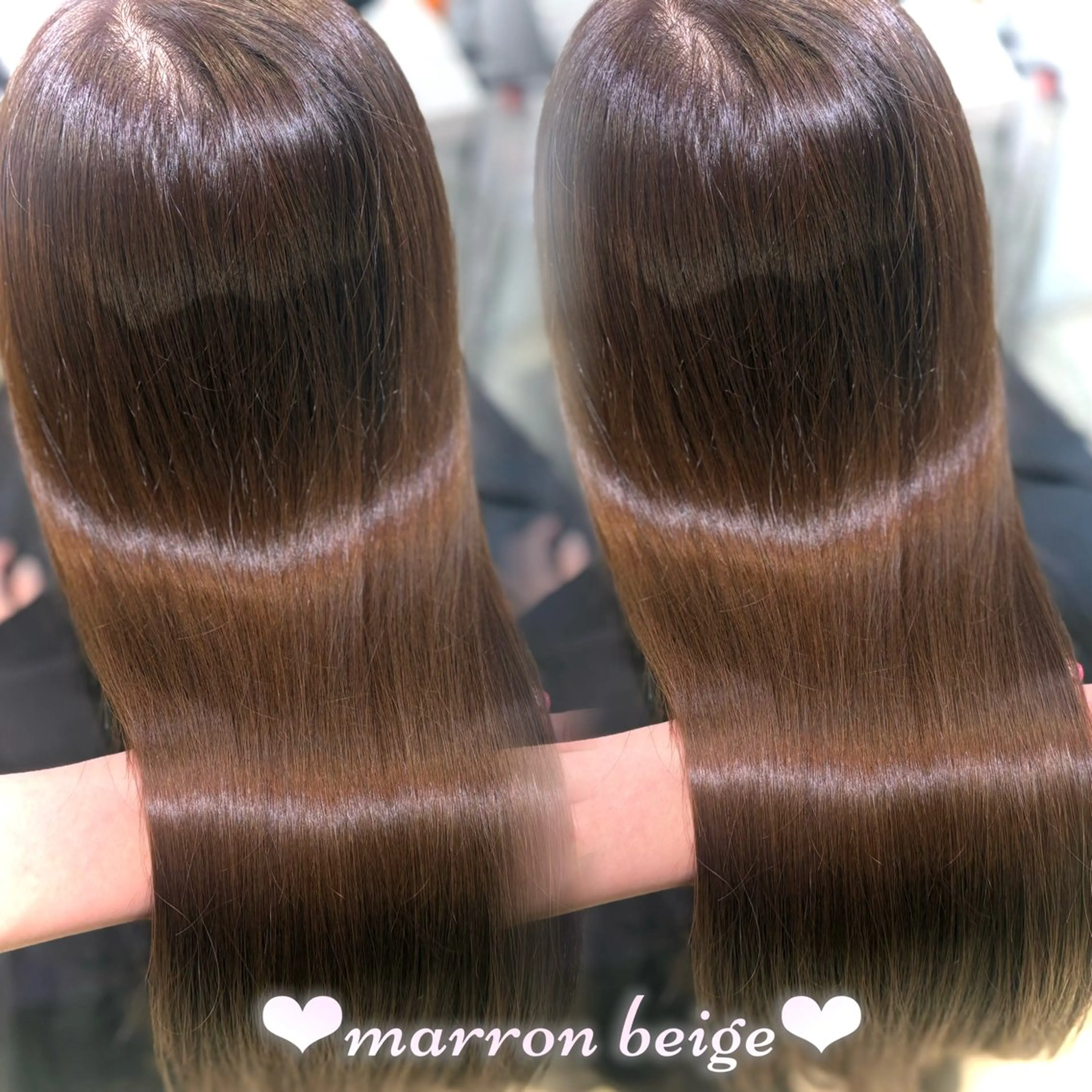 ロング カラー ベージュカラー 透明感カラー ヘアカラー トリートメント 新宿/透明感カラー /韓国ヘアKANA♡のヘアスタイル