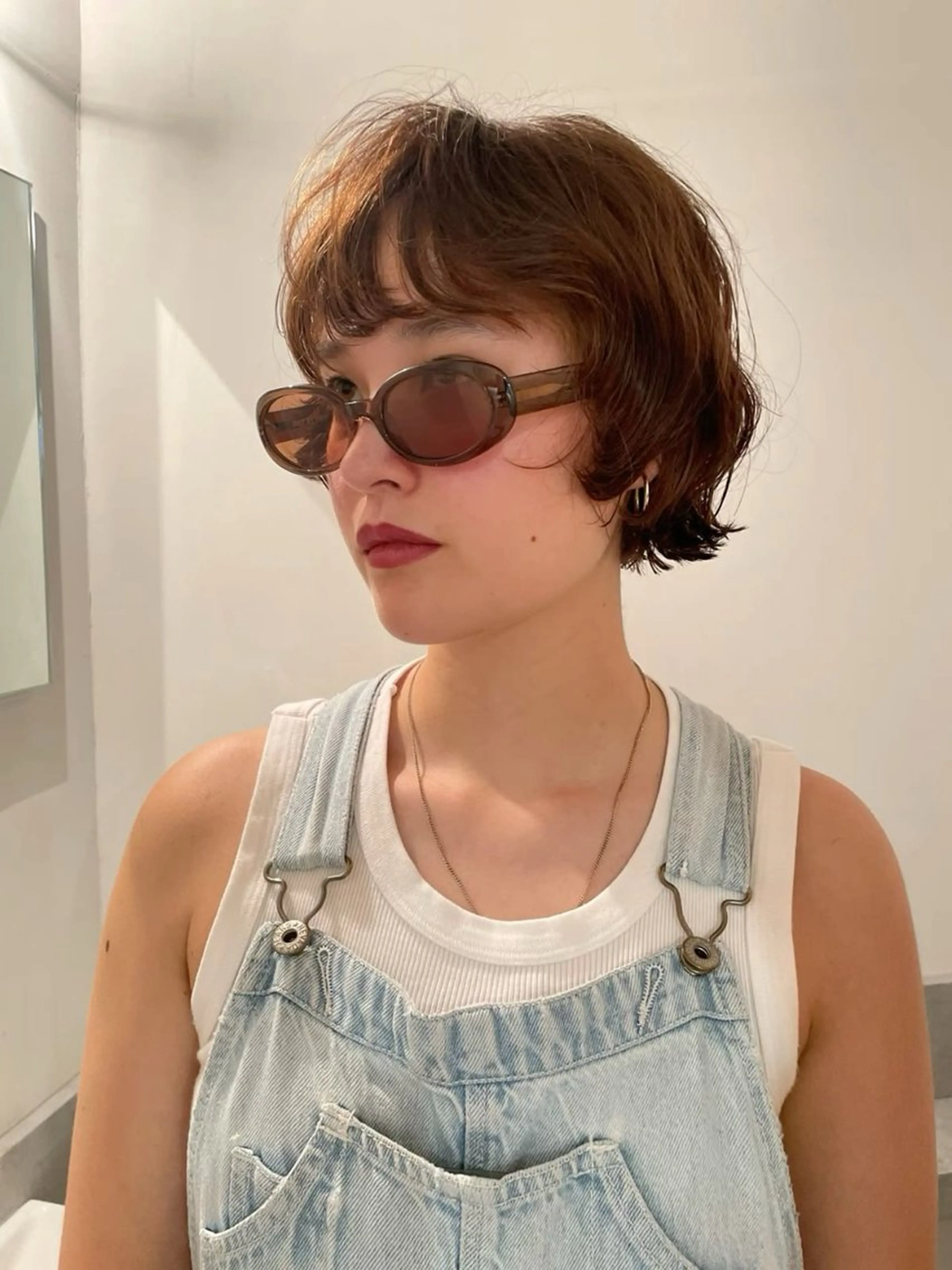 ショート パーマ ボブ 西宮北口/みなみのヘアスタイル