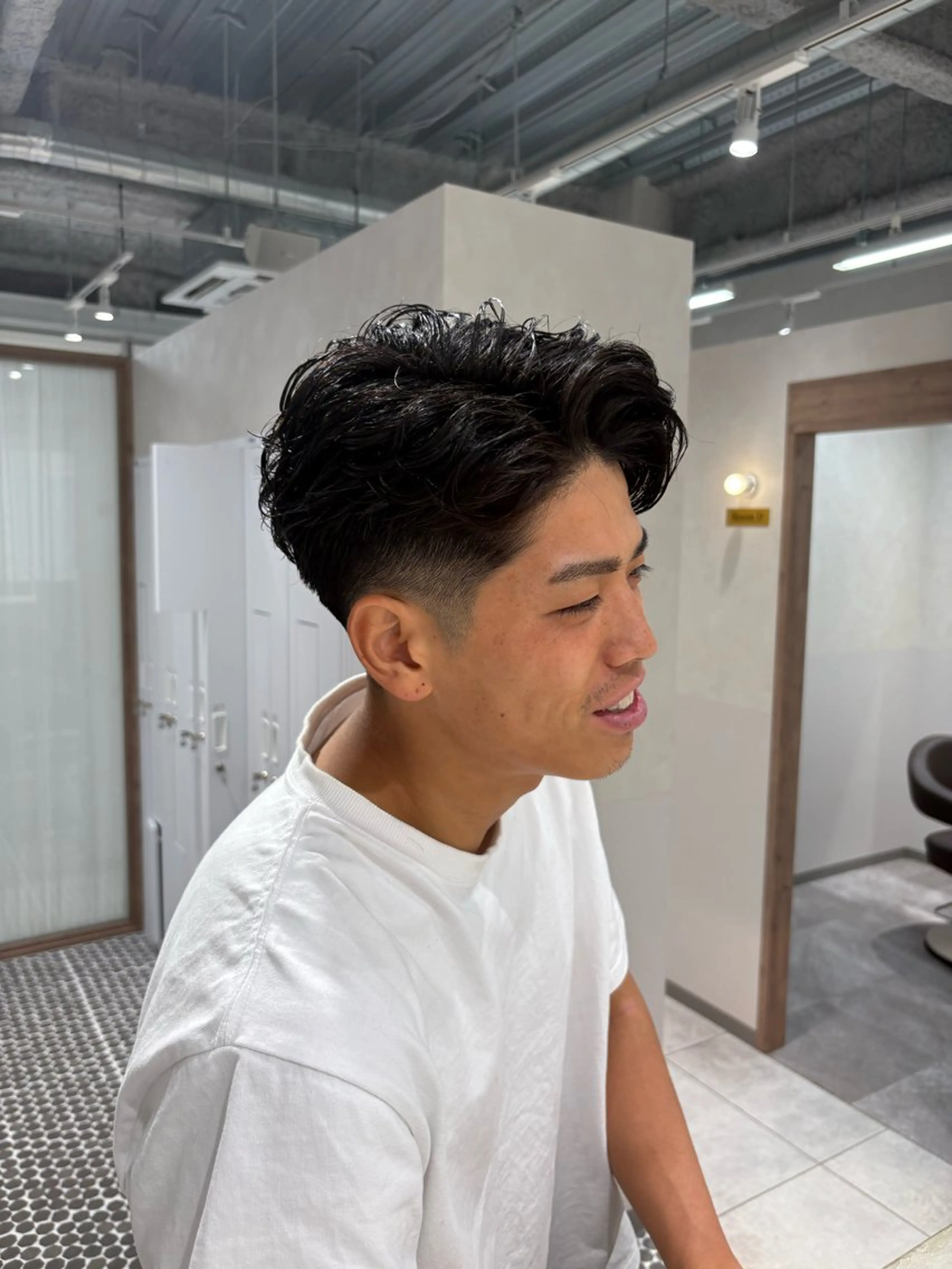 ショート カット パーマ 【メンズ特化】 神谷洸季のヘアスタイル