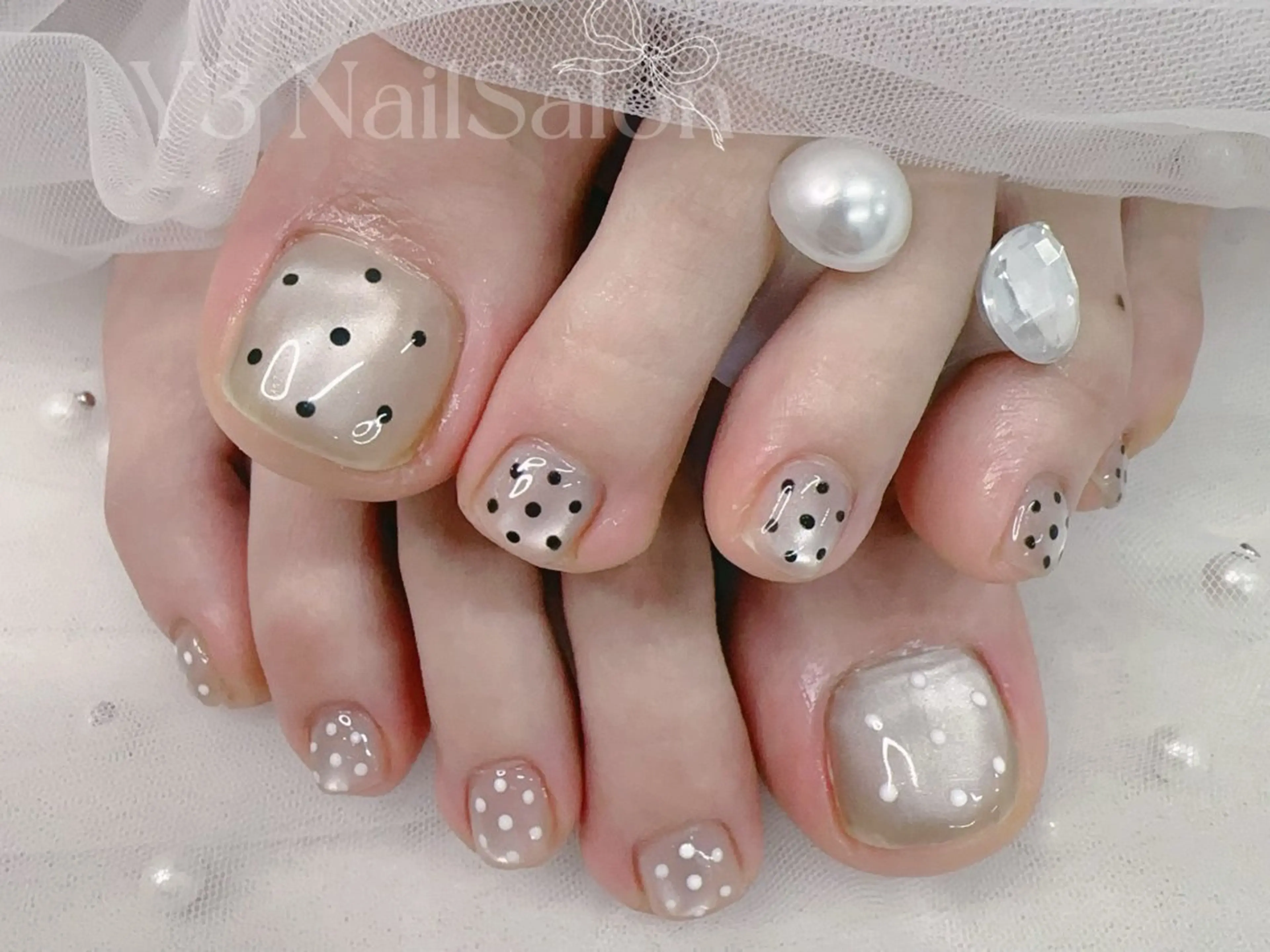 ネイル フットネイル ハンドネイル Y3 NailSalonのネイルデザイン