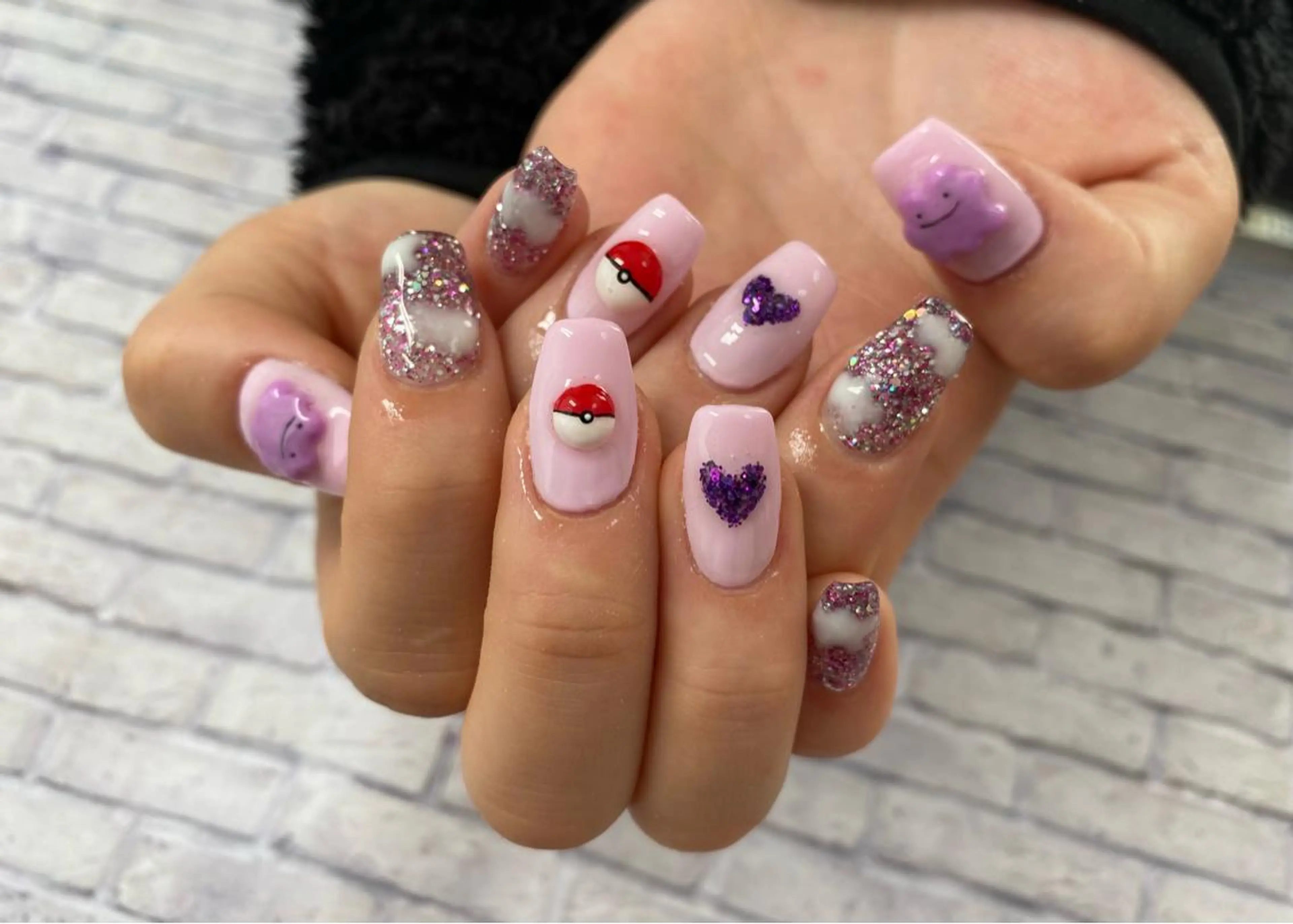 ネイル ハンドネイル Mana‪ ‪·͜· ❤︎‬のネイルデザイン