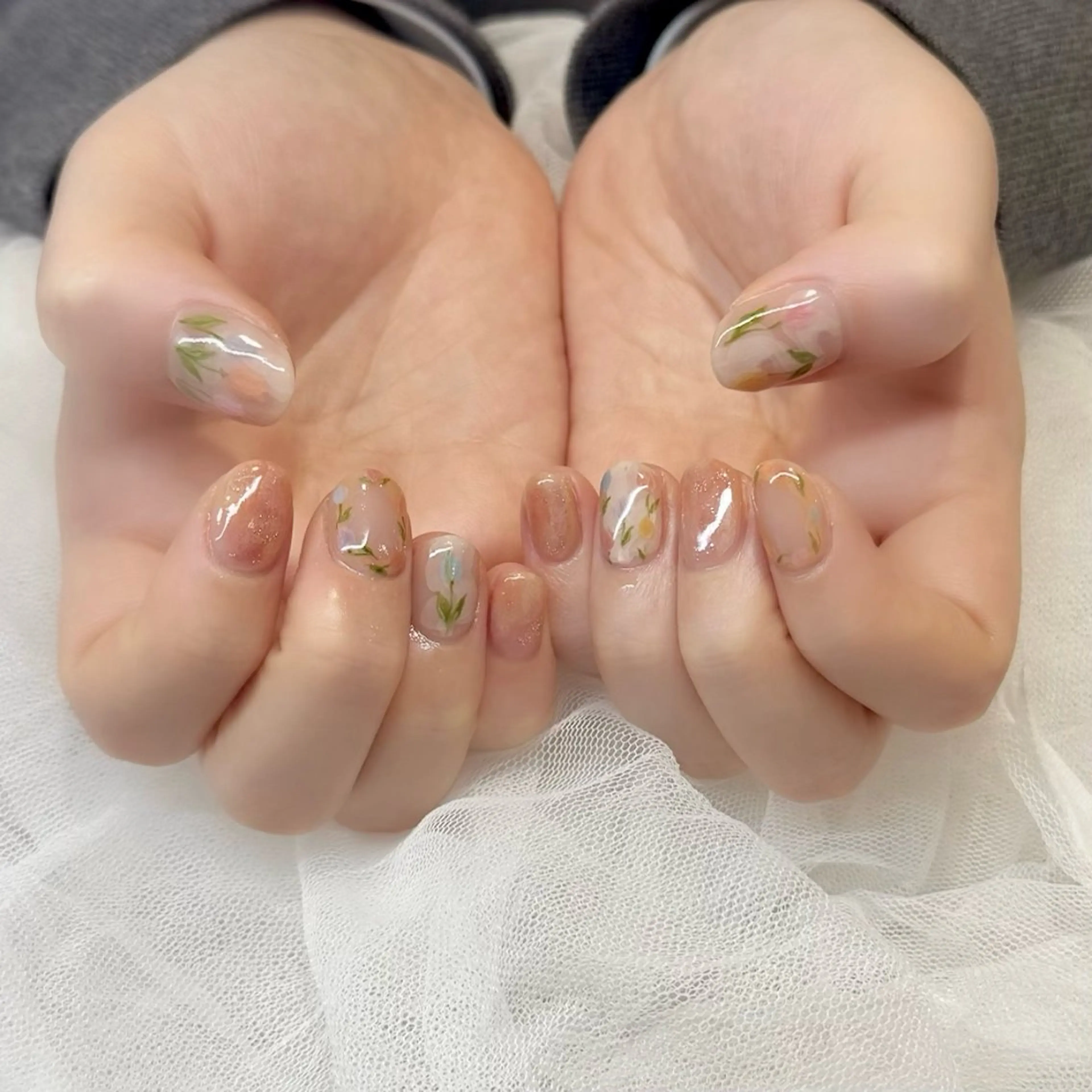 ネイル ハンドネイル 新井 ひなののネイルデザイン