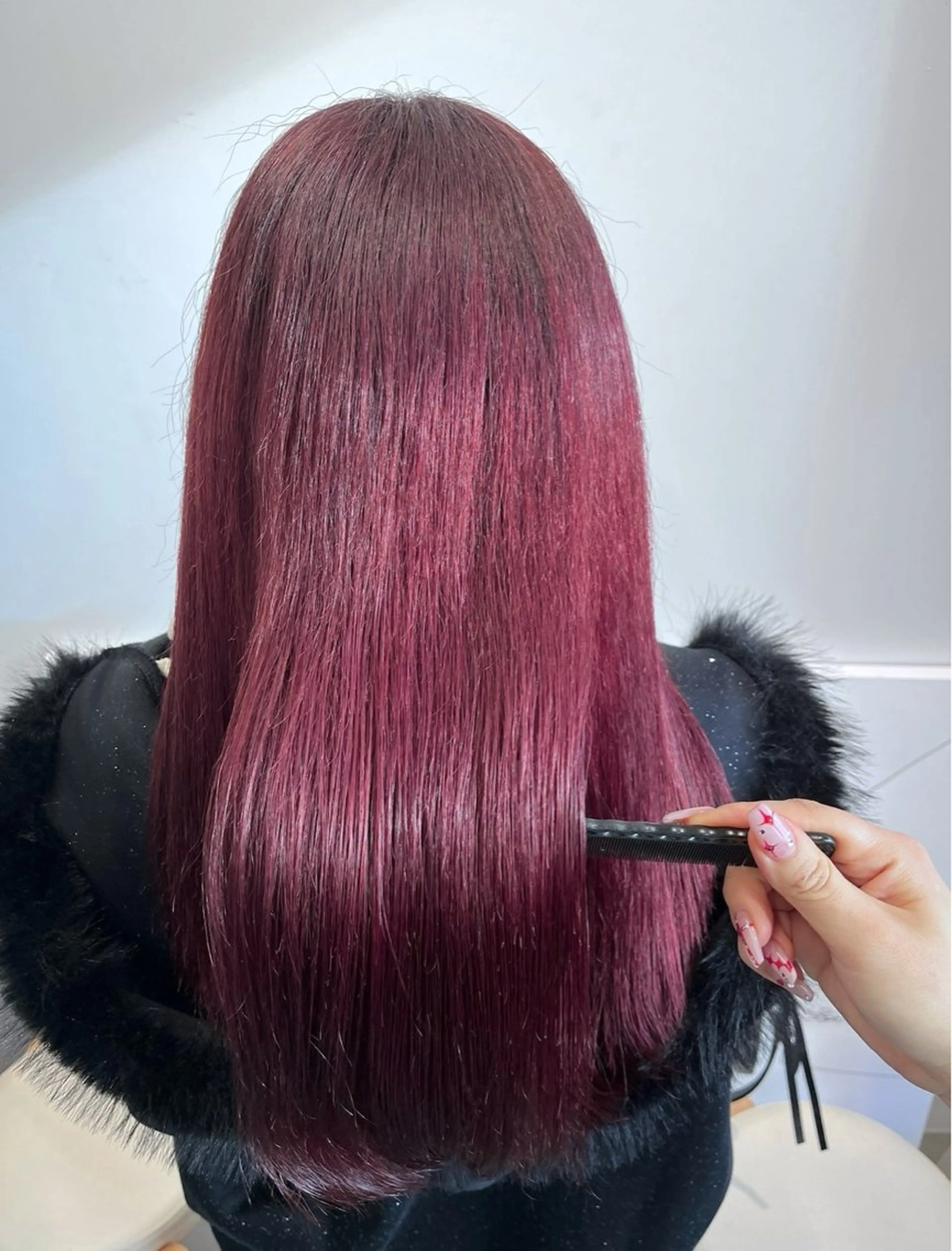 ロング カラー カット ヘアカラー トリートメント newi 天王寺 🪐airiのヘアスタイル