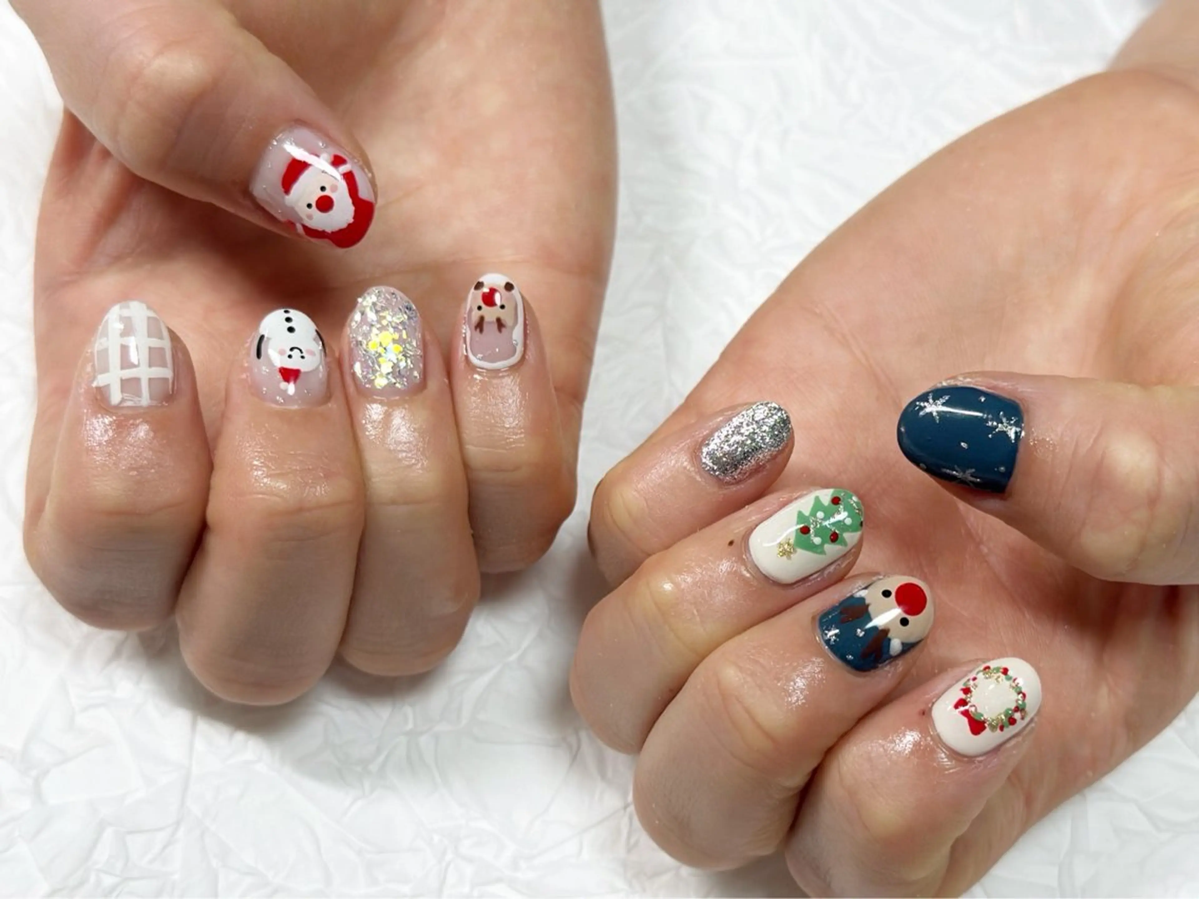 ネイル 冬ネイル クリスマス nailist yuiのネイルデザイン