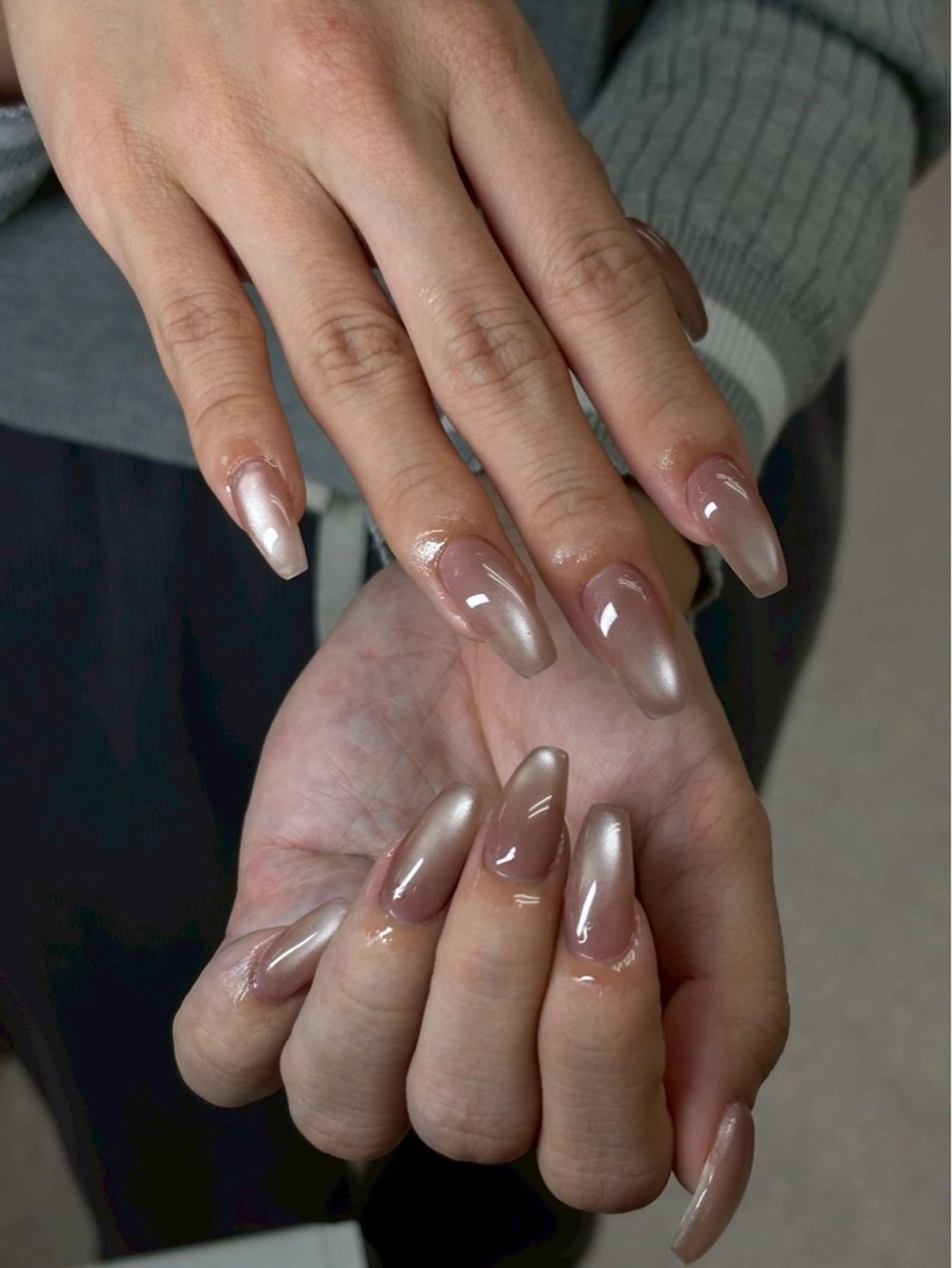 ネイル マグネットネイル ワンホンネイル ハンドネイル nailsalon popoのネイルデザイン