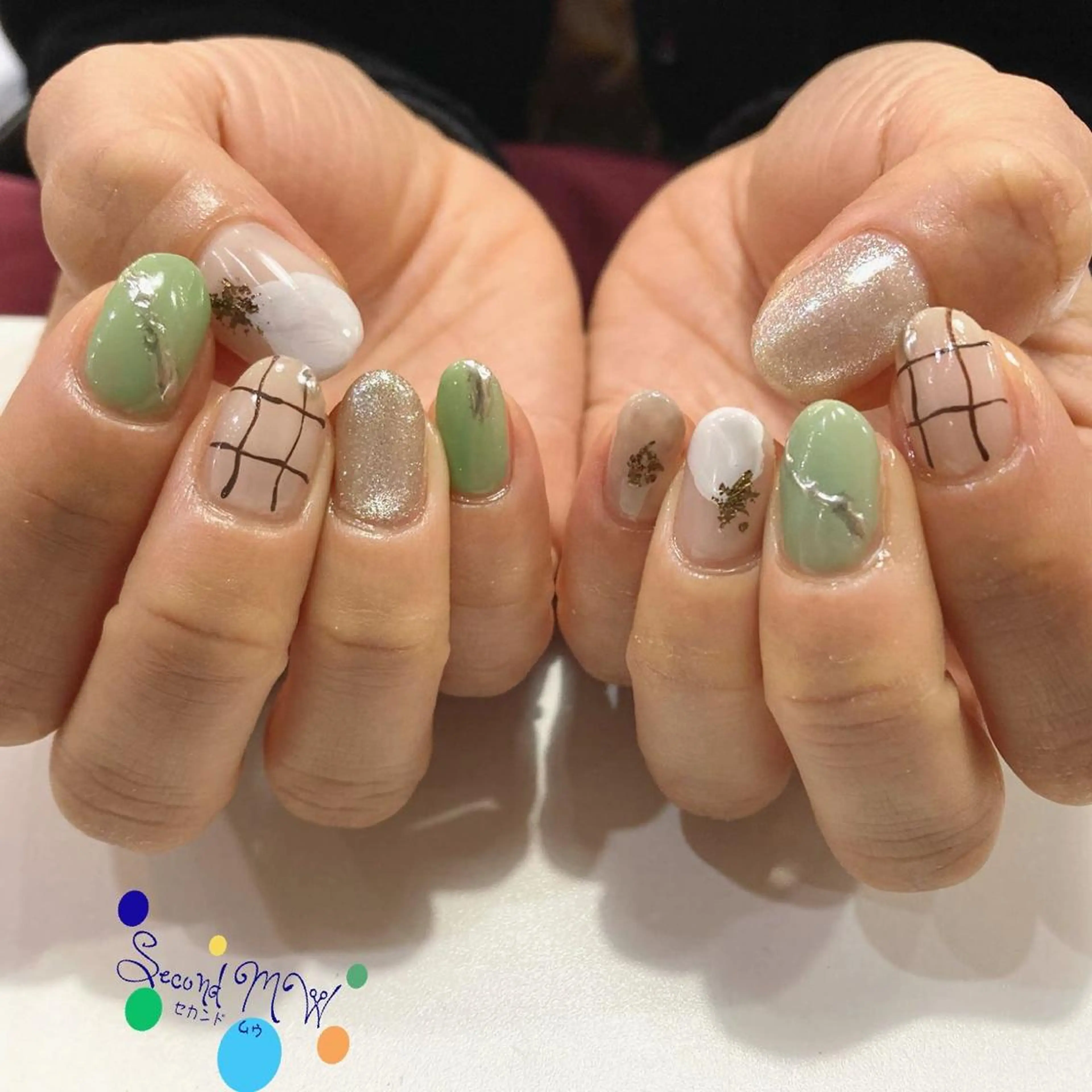 ネイル SecondMW _nail 　川連のネイルデザイン