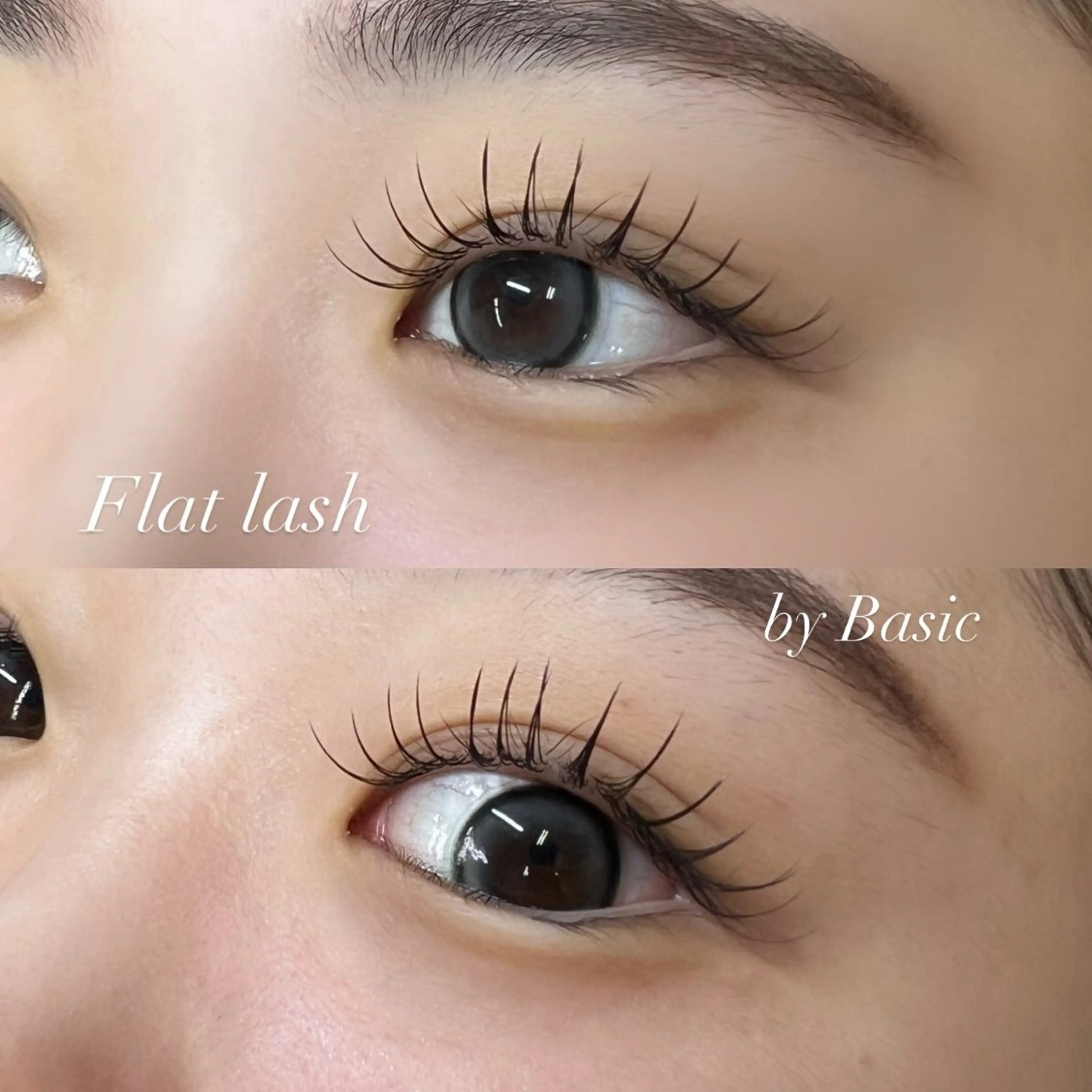 マツエク・マツパ 束感まつ毛 フラットラッシュ Basic町田本店 Manaのマツエク・マツパデザイン