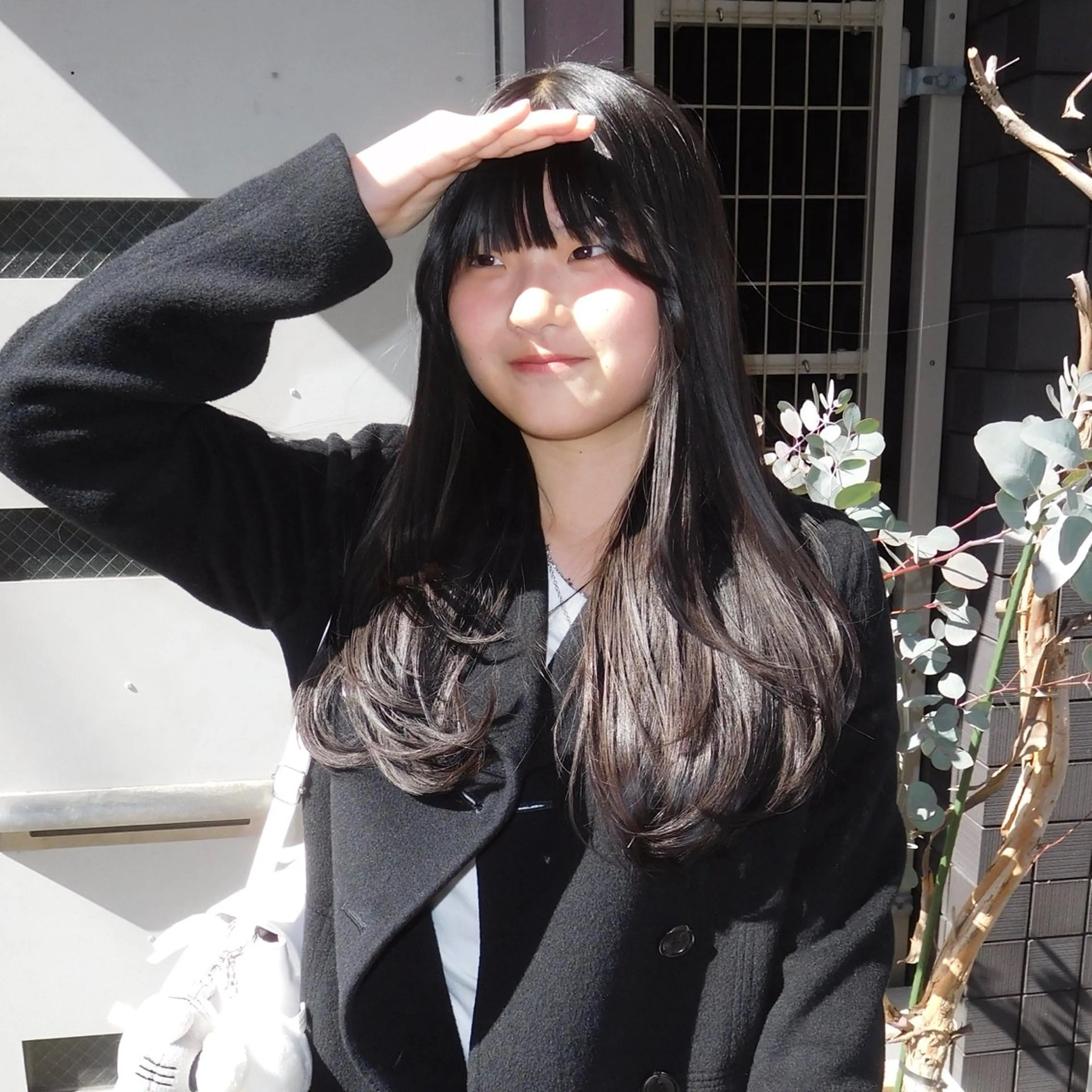 ロング カット ひな🐥ハイトーン/ レイヤーカット🍀のヘアスタイル