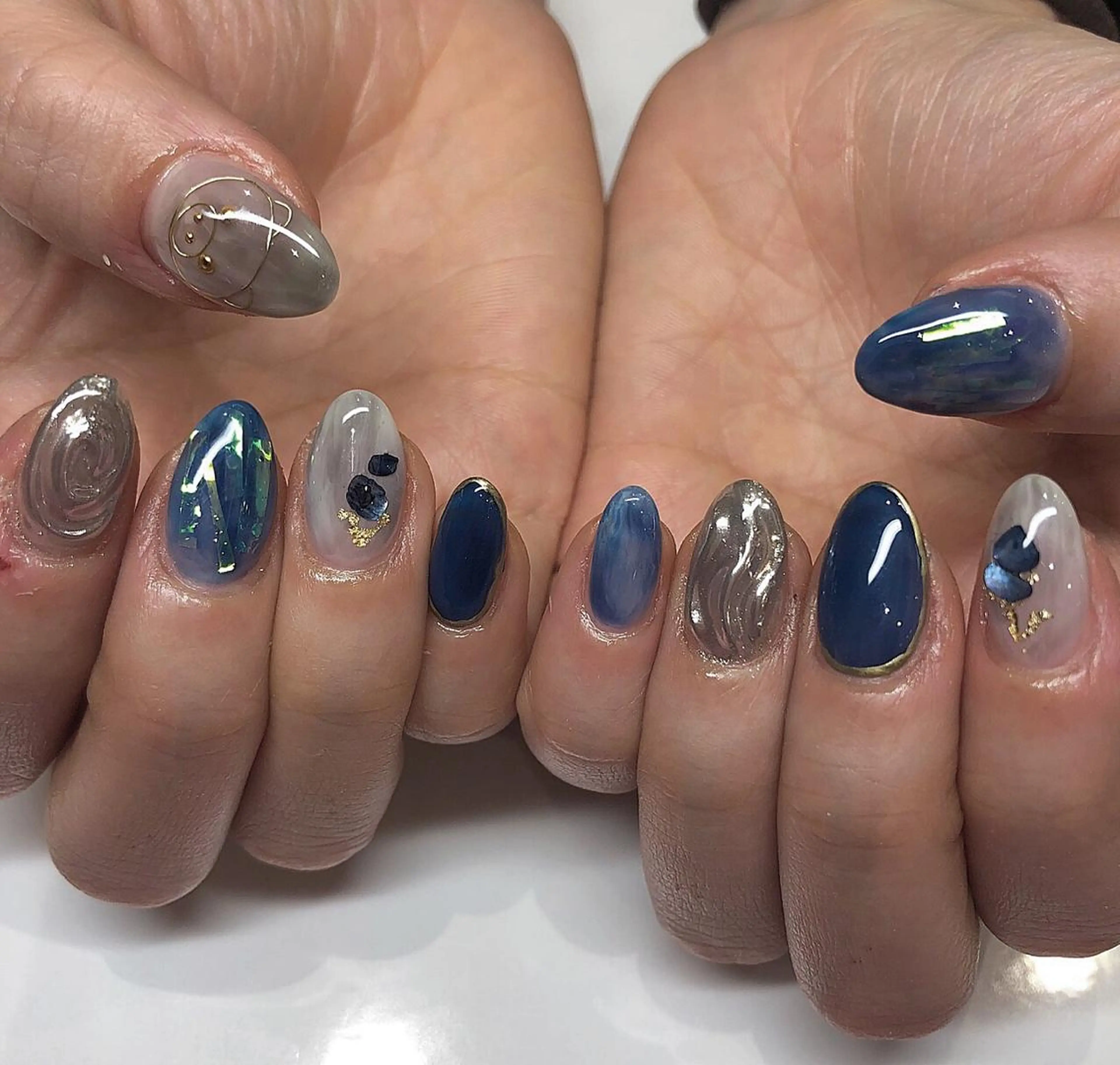 ネイル ニュアンスネイル 鶴田୨ৎmaison de NALIのネイルデザイン