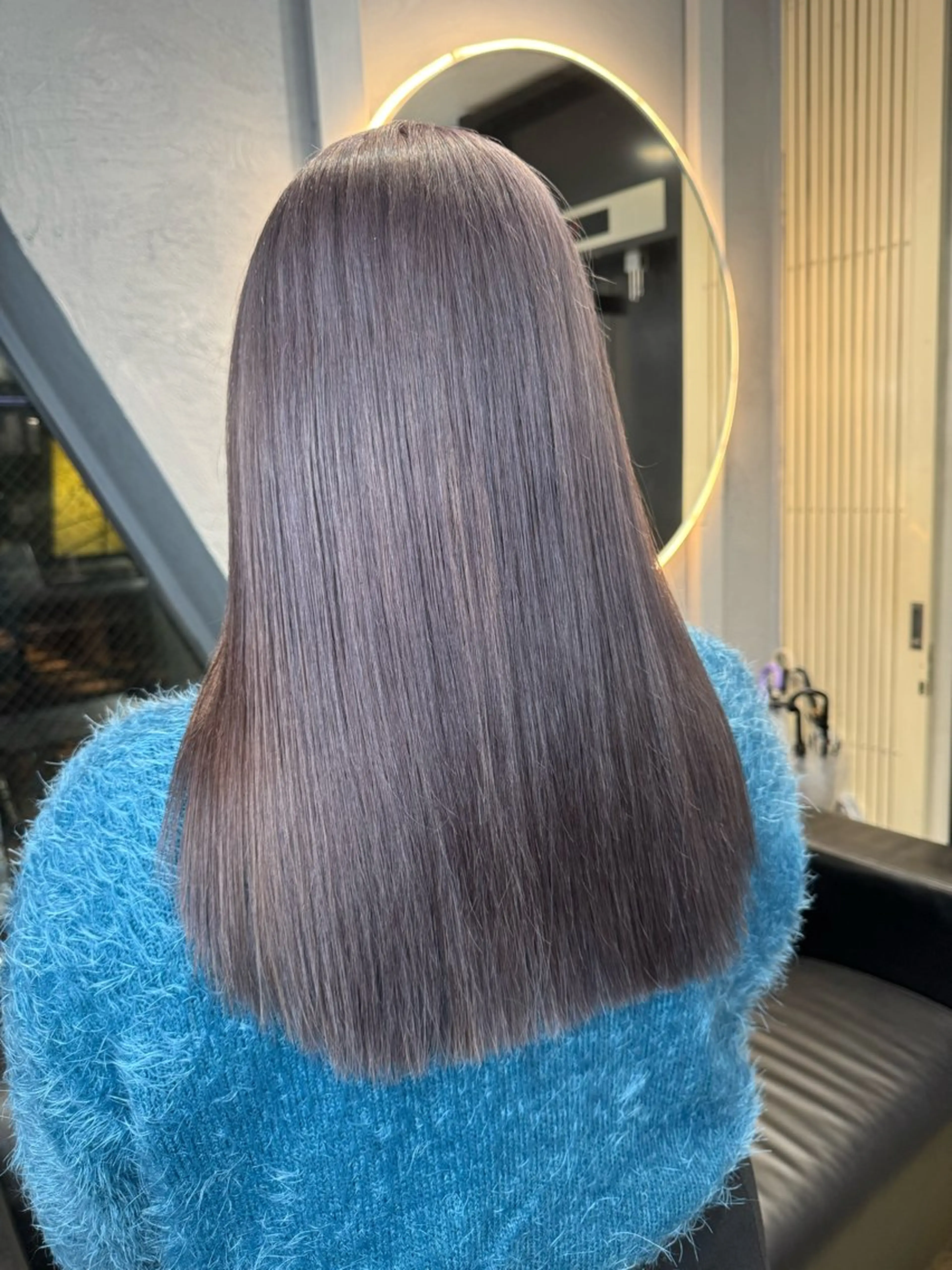 セミロング カラー dao/ミルクティー /ブラウン/ブロンドのヘアスタイル