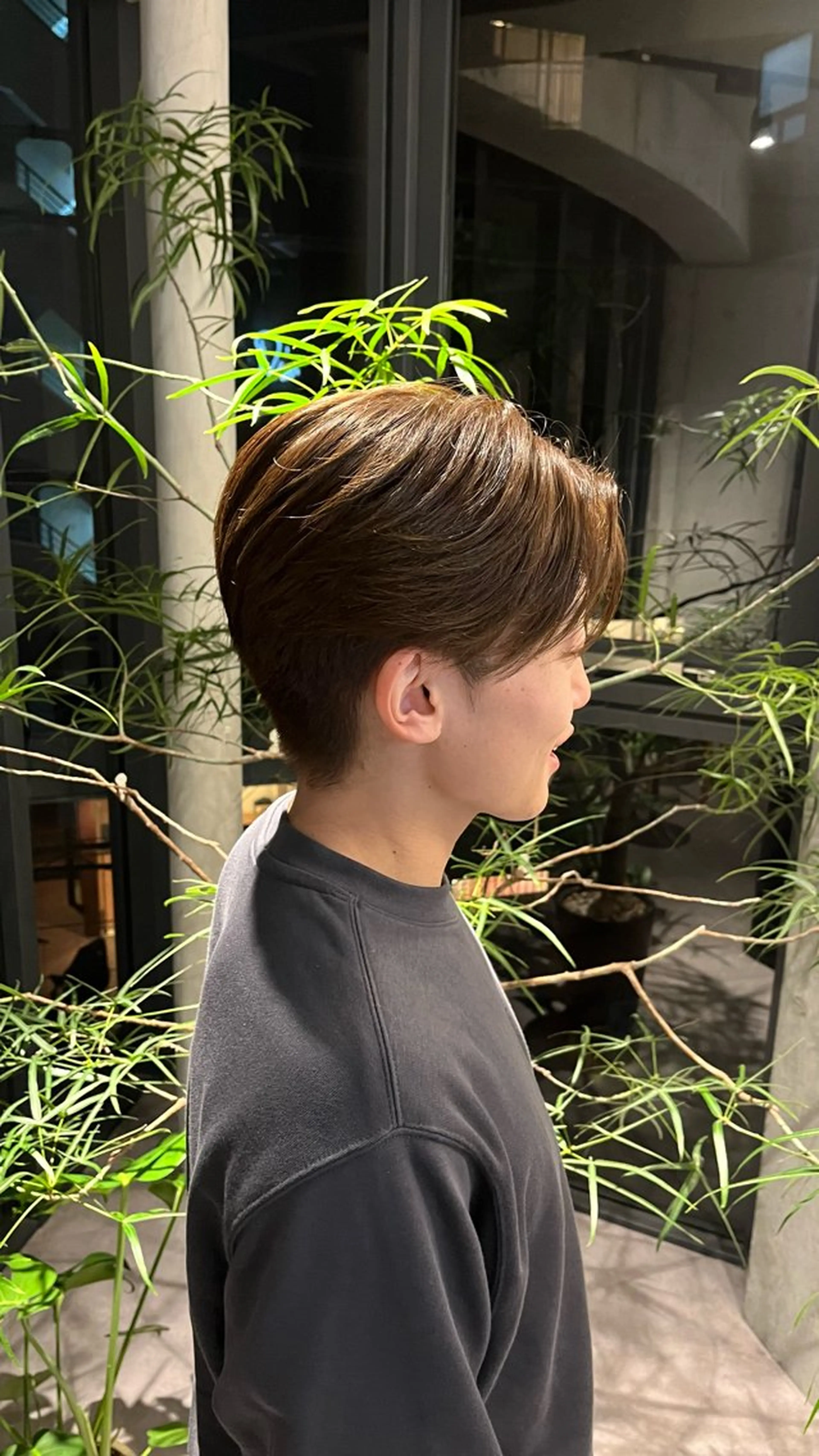 カラー メンズ ショート/コテ巻き風 kanohaのヘアスタイル